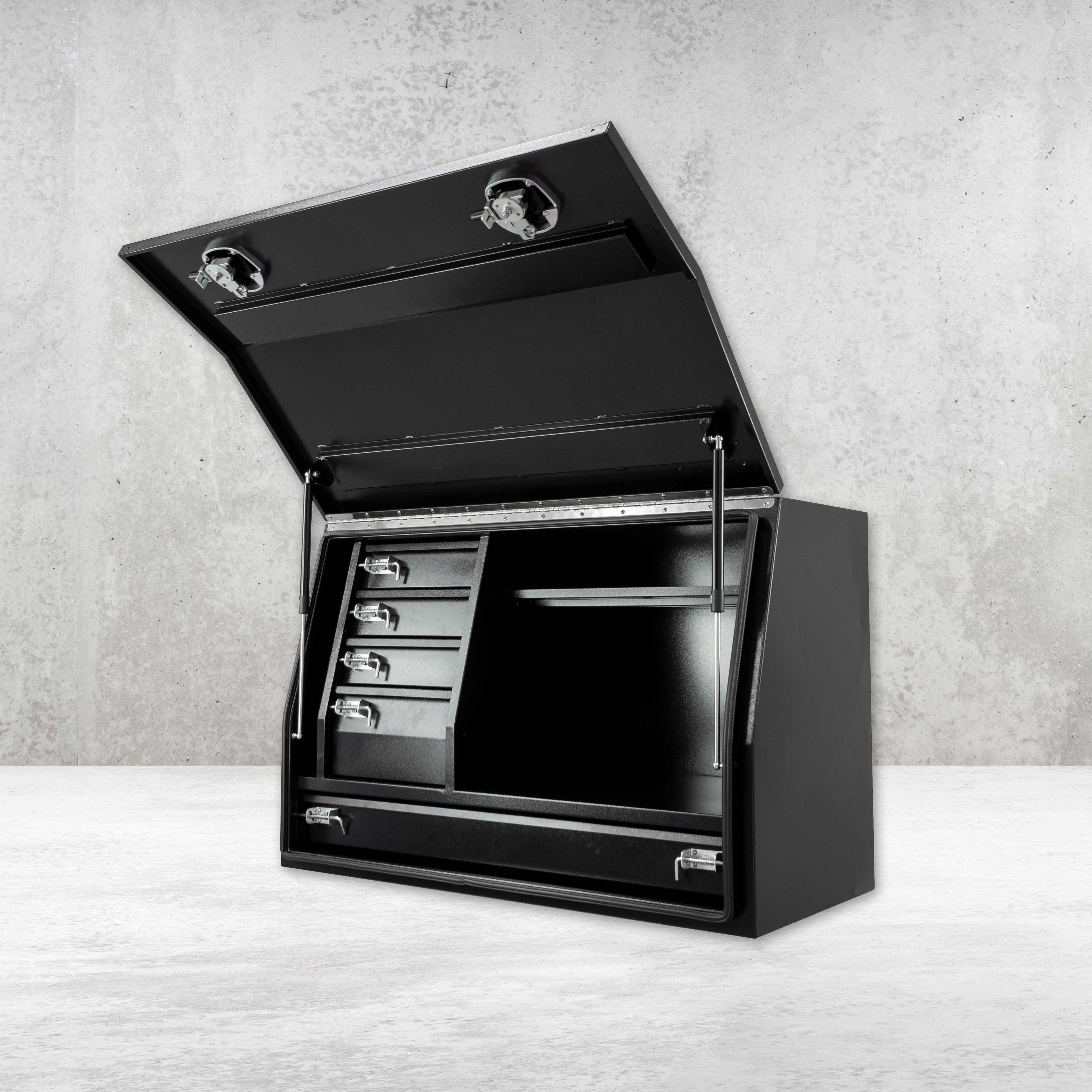 1200mm Steel Drawer Toolbox - Black