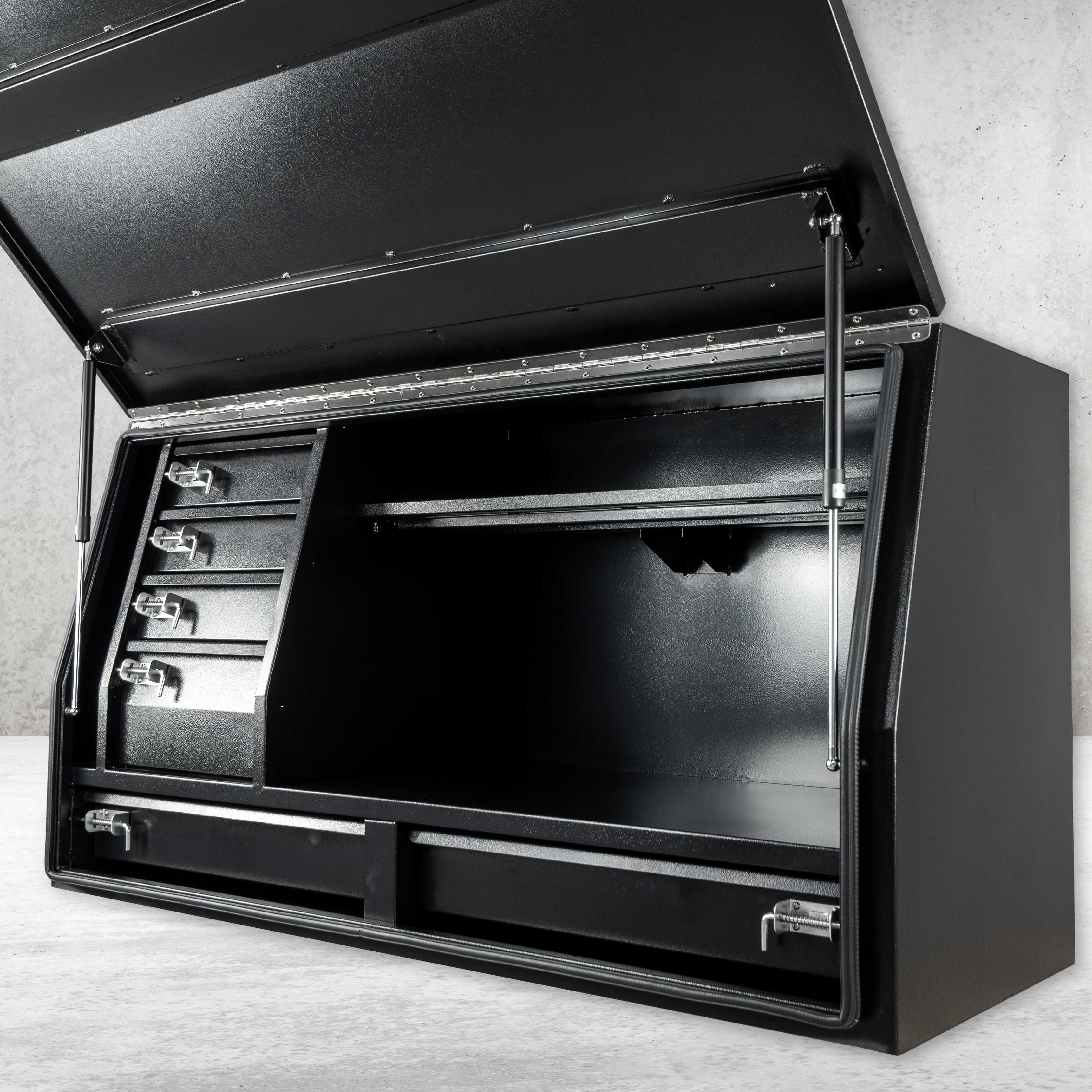 1500mm Steel Drawer Toolbox - Black - Image 6