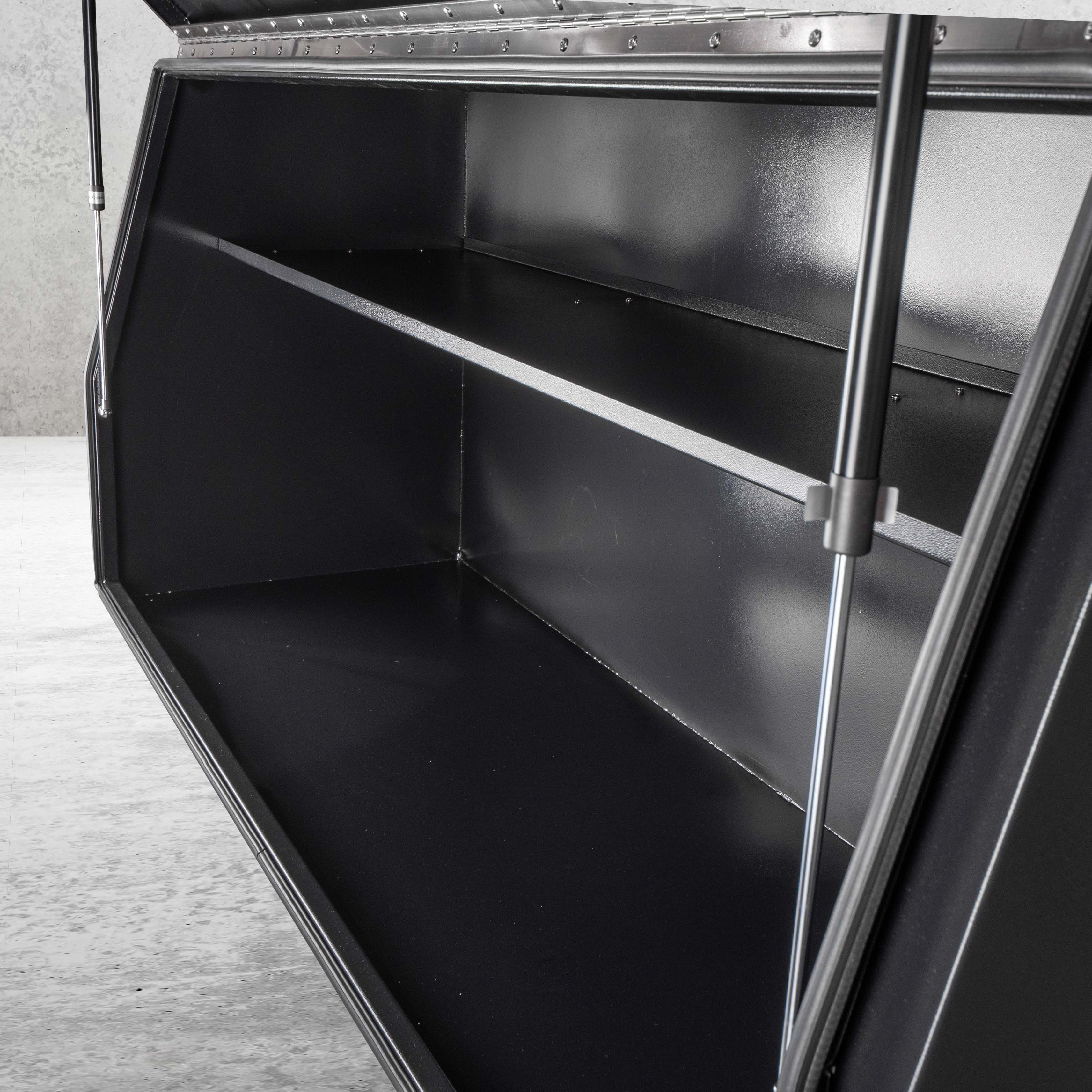 1500mm Steel Empty Toolbox - Black - Image 8