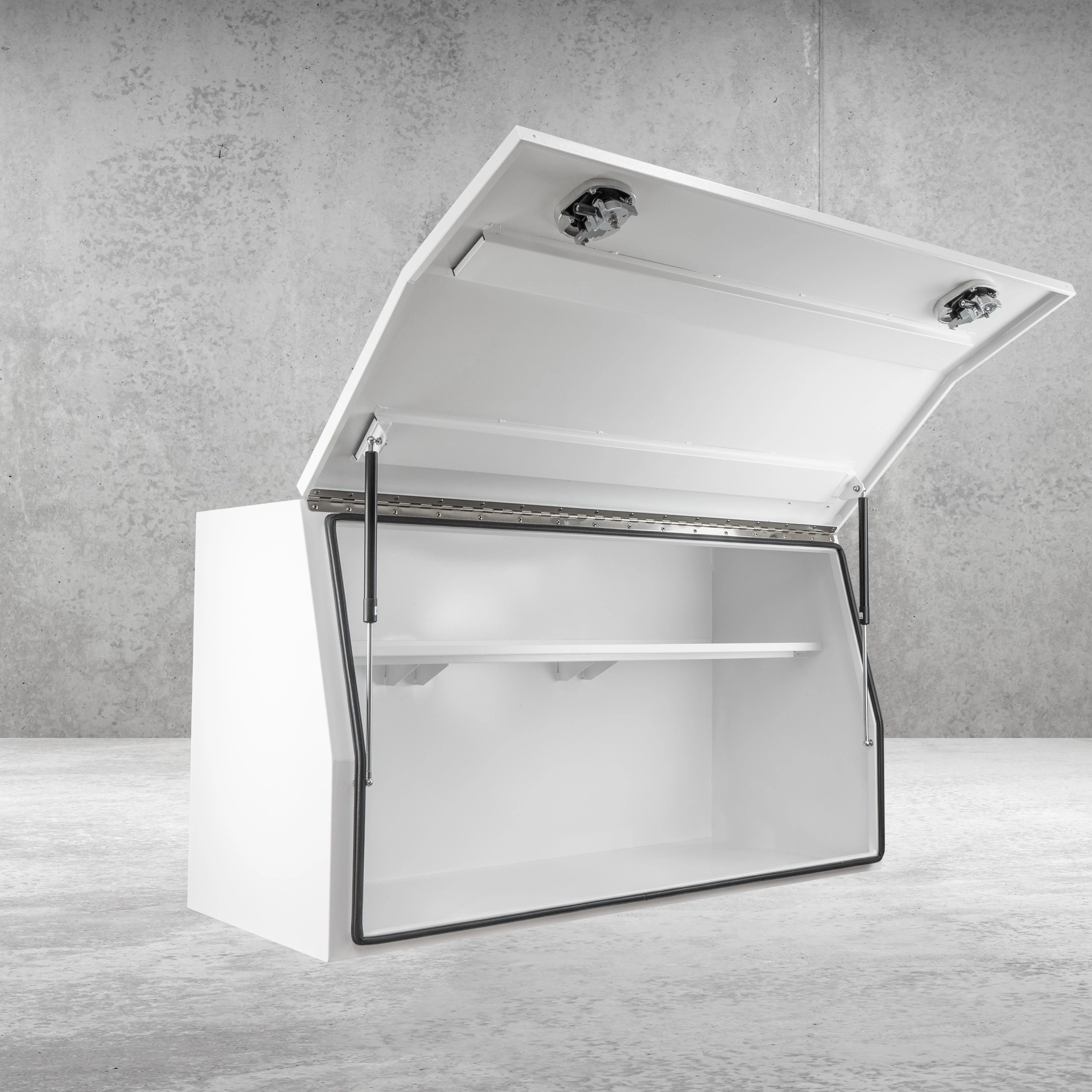 1500mm Steel Empty Toolbox - White - Image 8