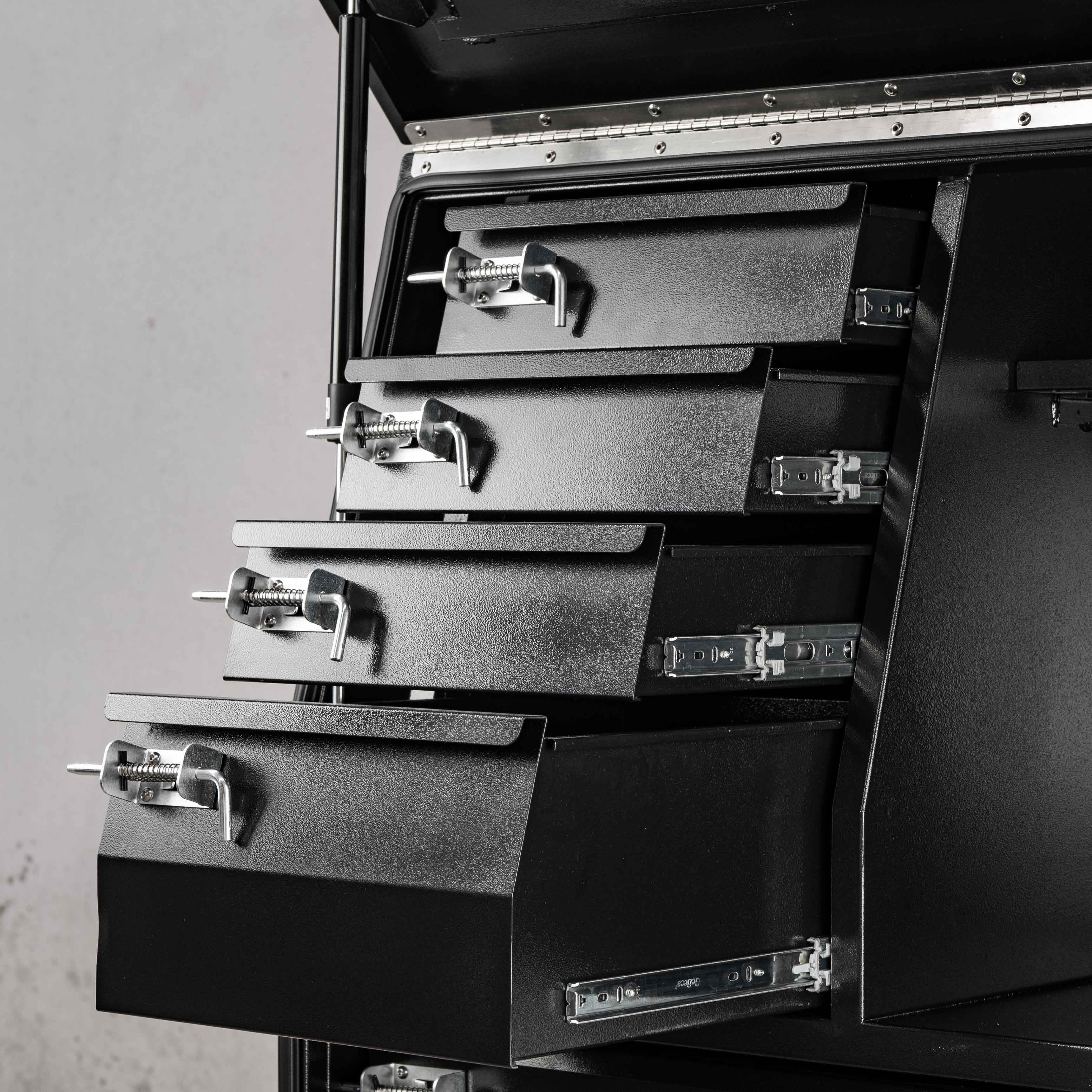 1800mm Steel Drawer Toolbox - Black - Image 11