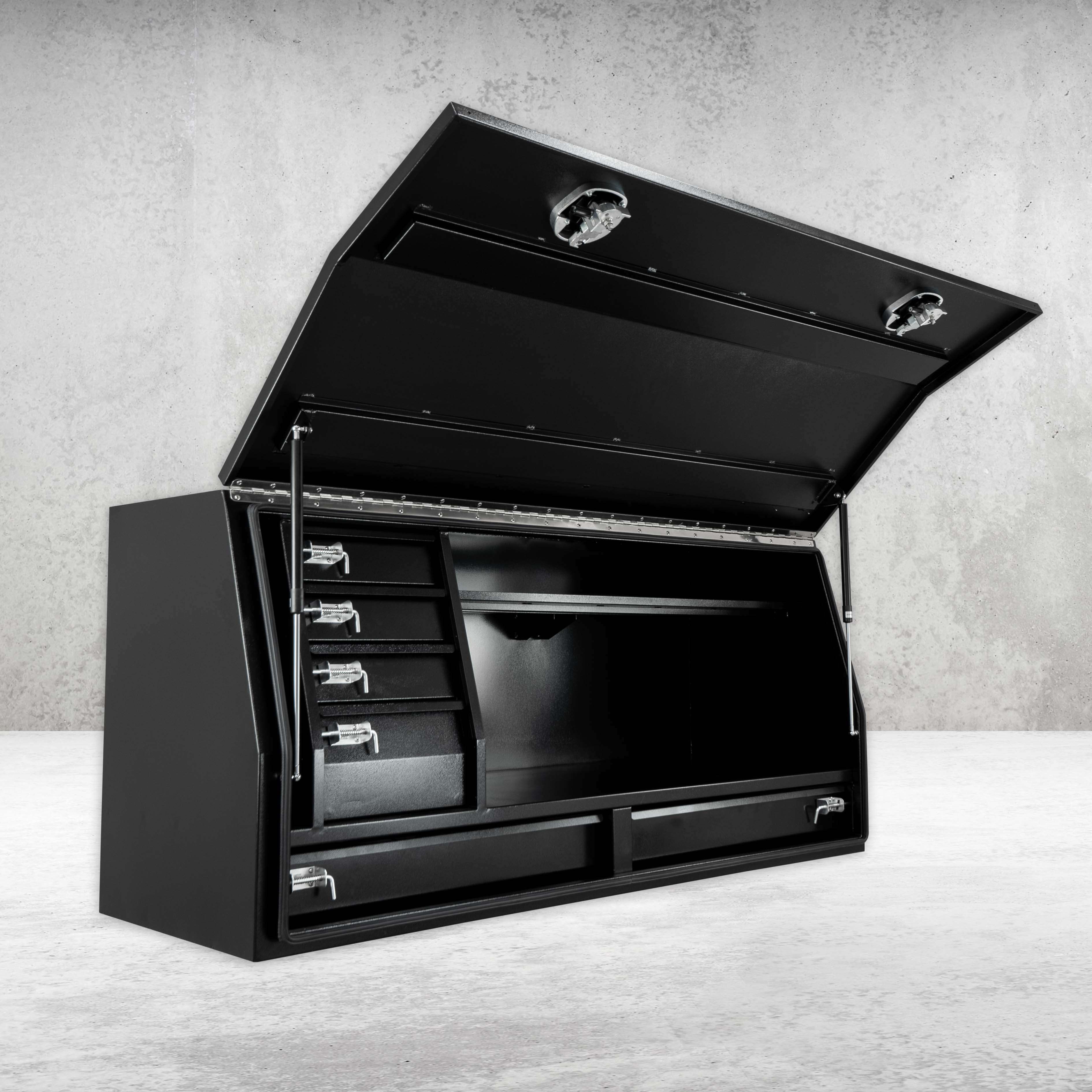 1800mm Steel Drawer Toolbox - Black - Image 3