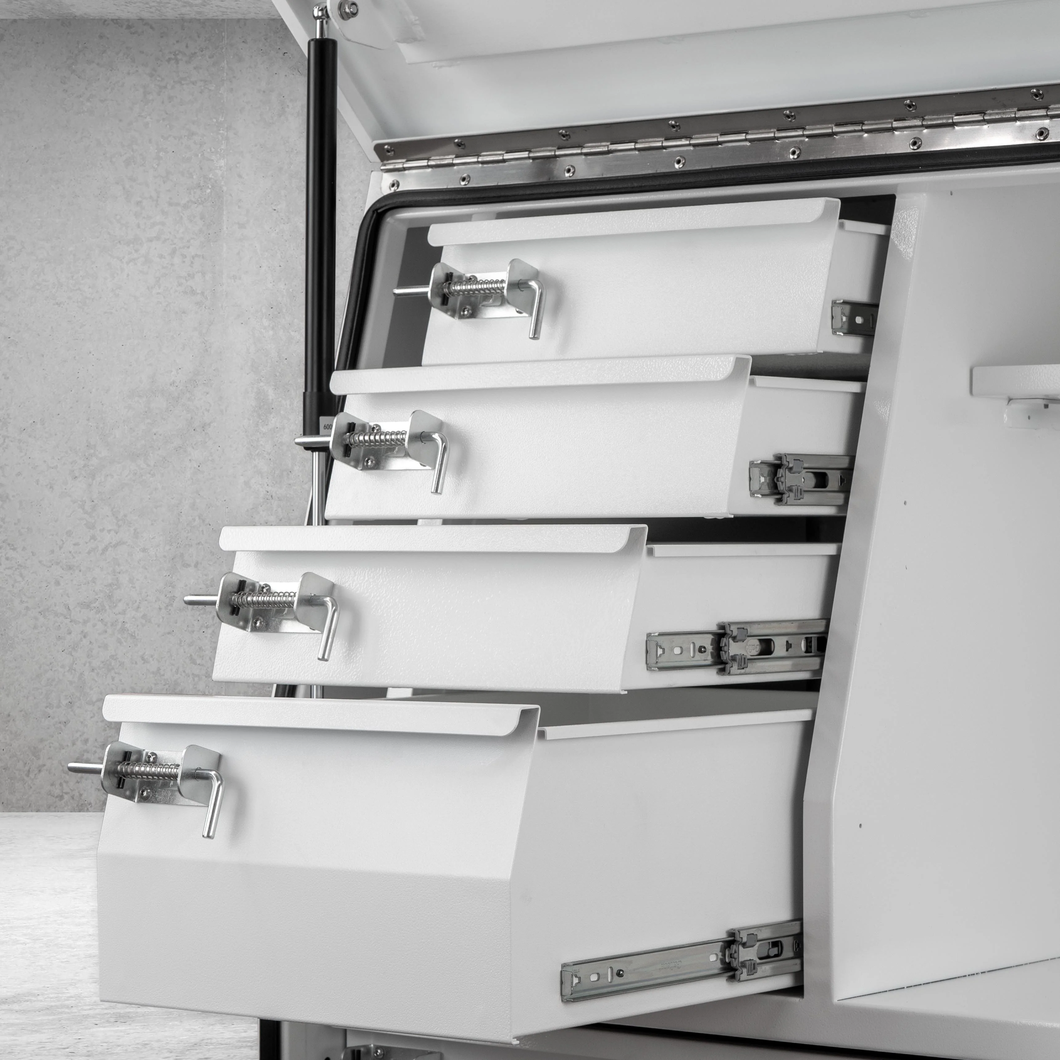 1800mm Steel Drawer Toolbox - White - Image 10