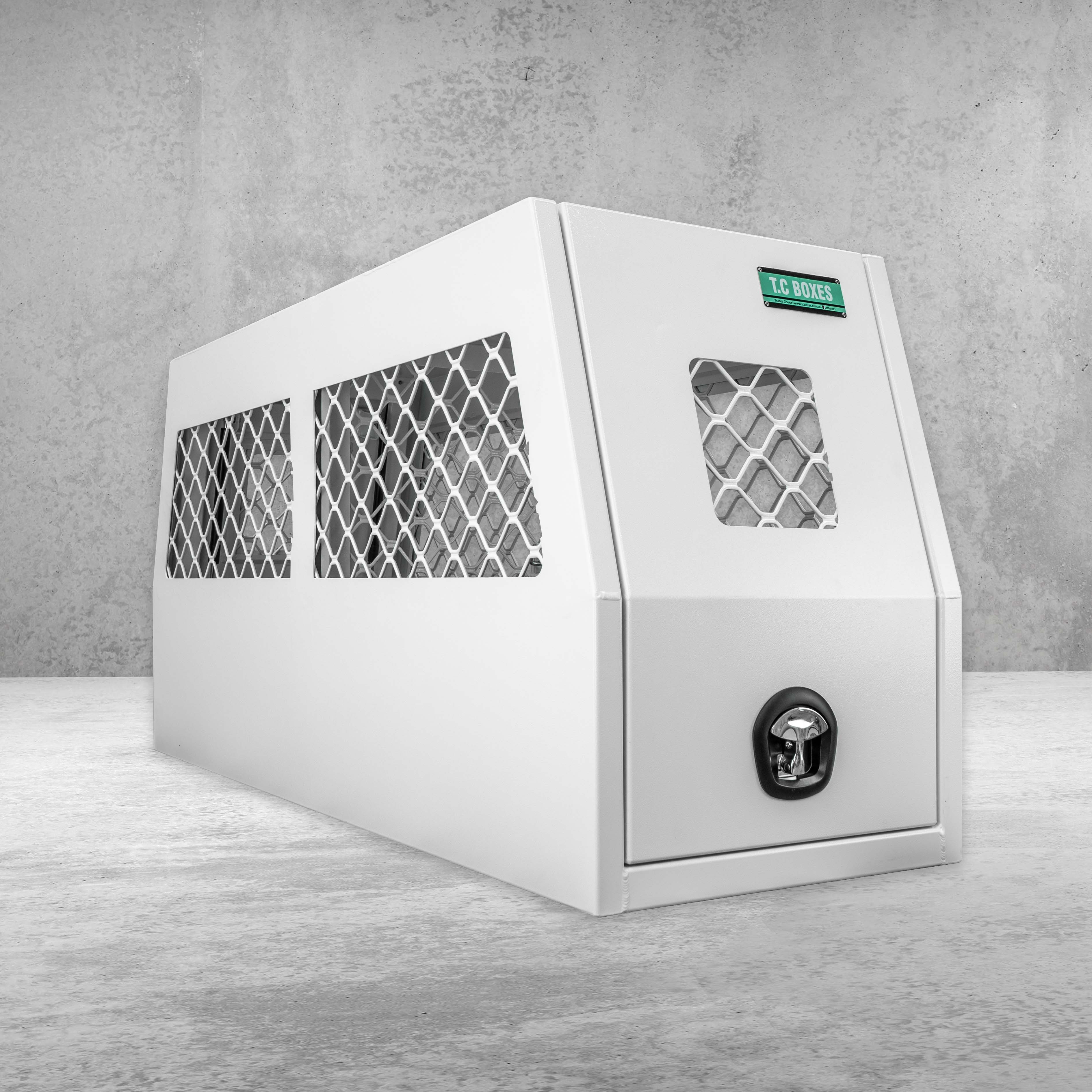 600mm Dog Box - White - Image 7