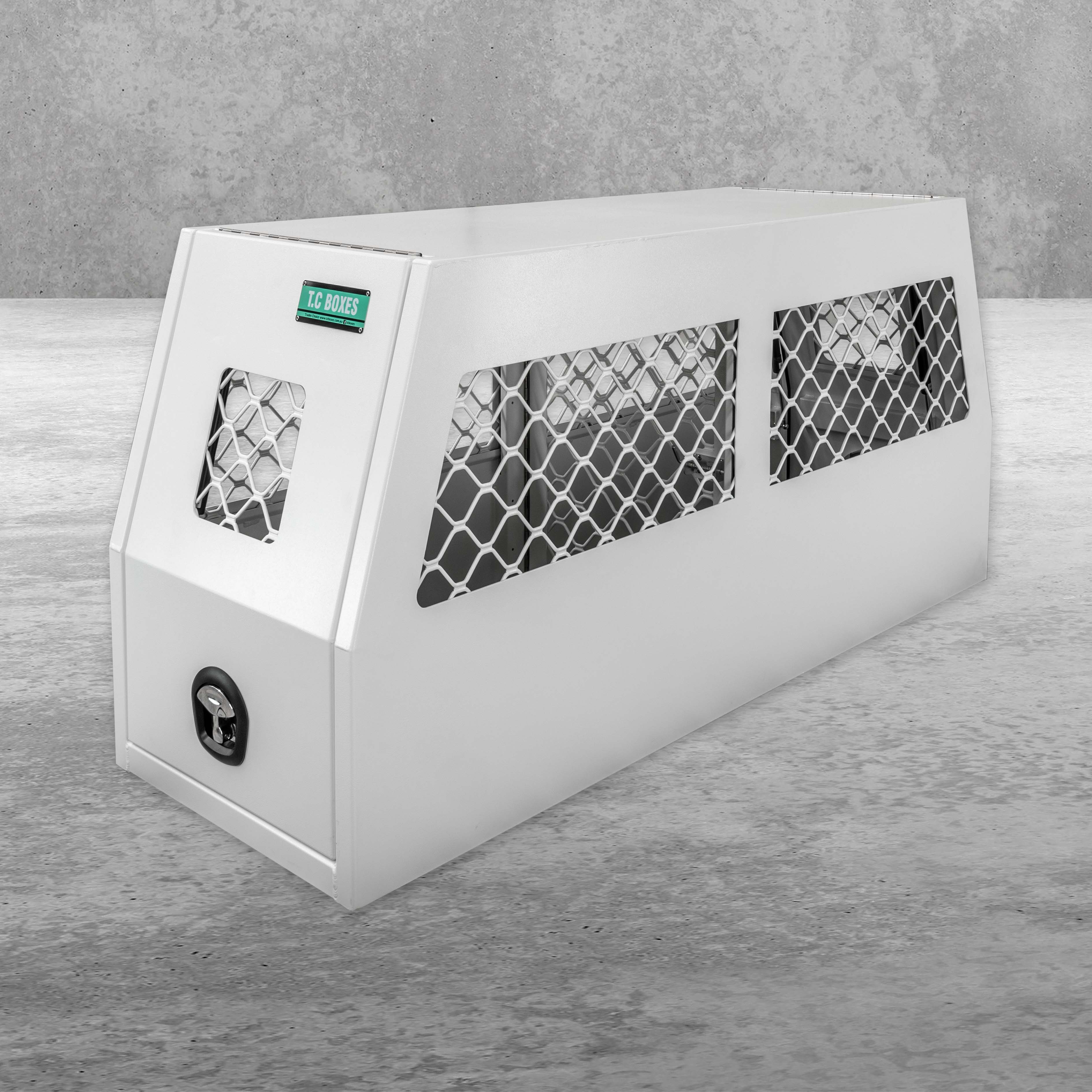 600mm Dog Box - White - Image 8