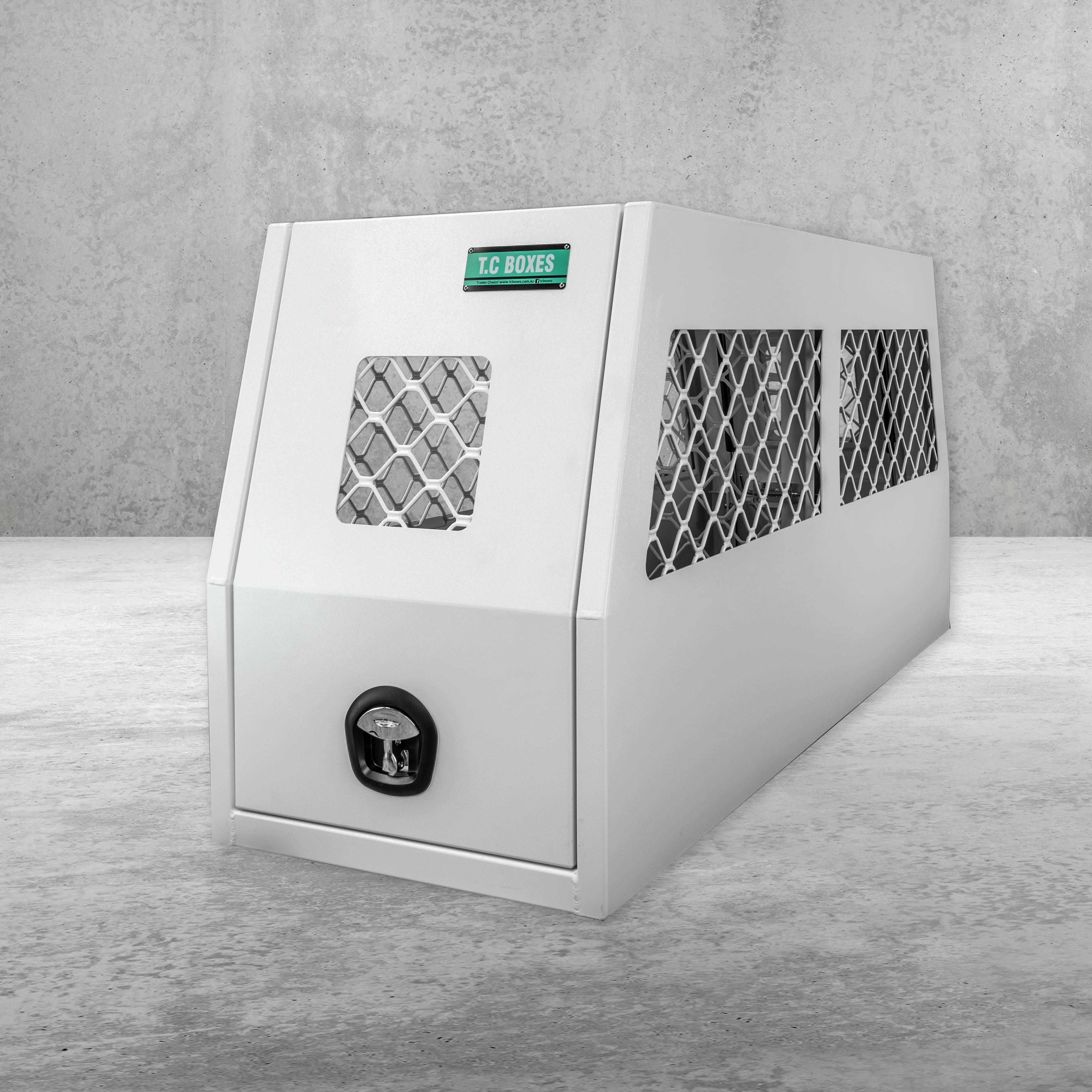 600mm Dog Box - White - Image 9