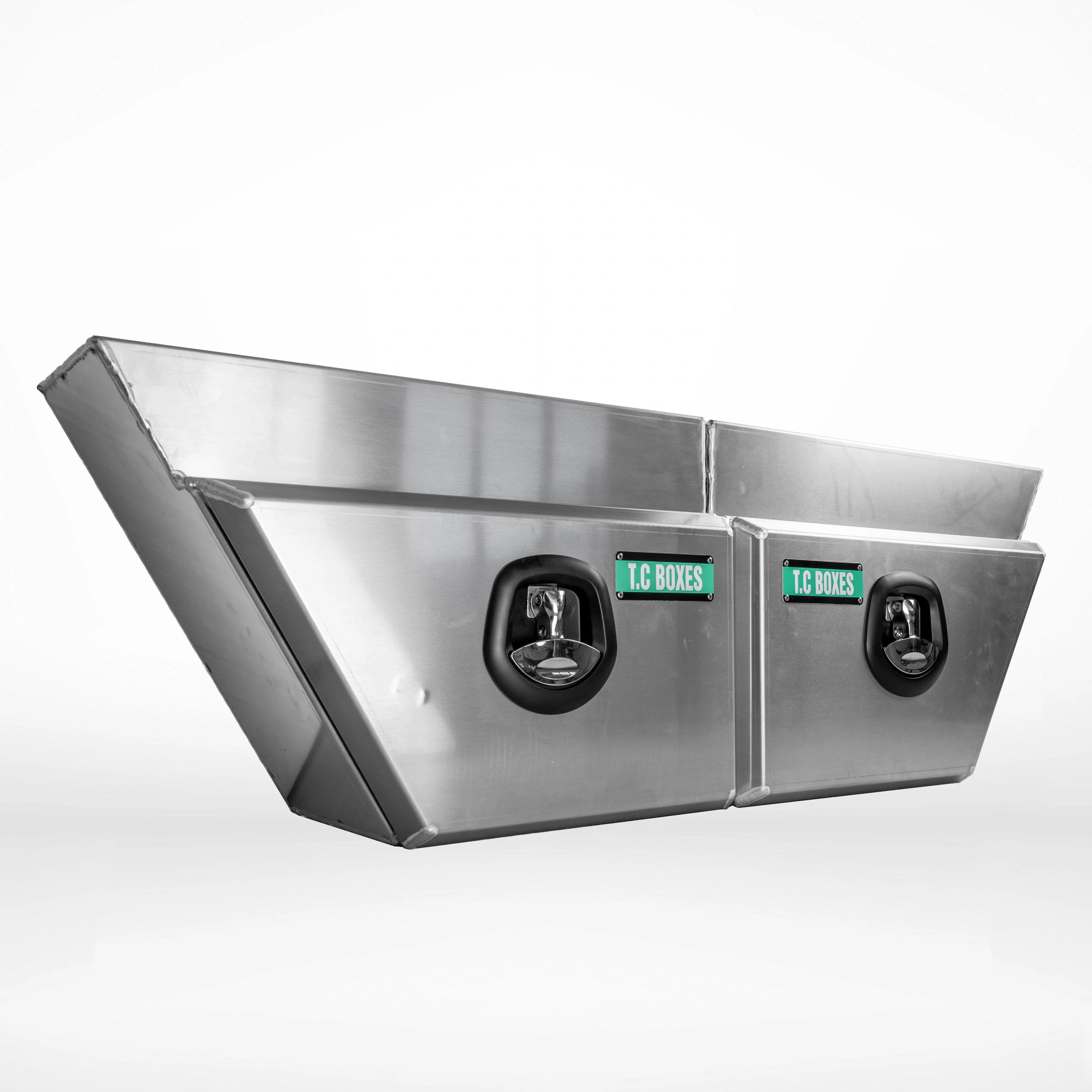 600mm Square Under Tray Toolbox (Pair) - Alloy