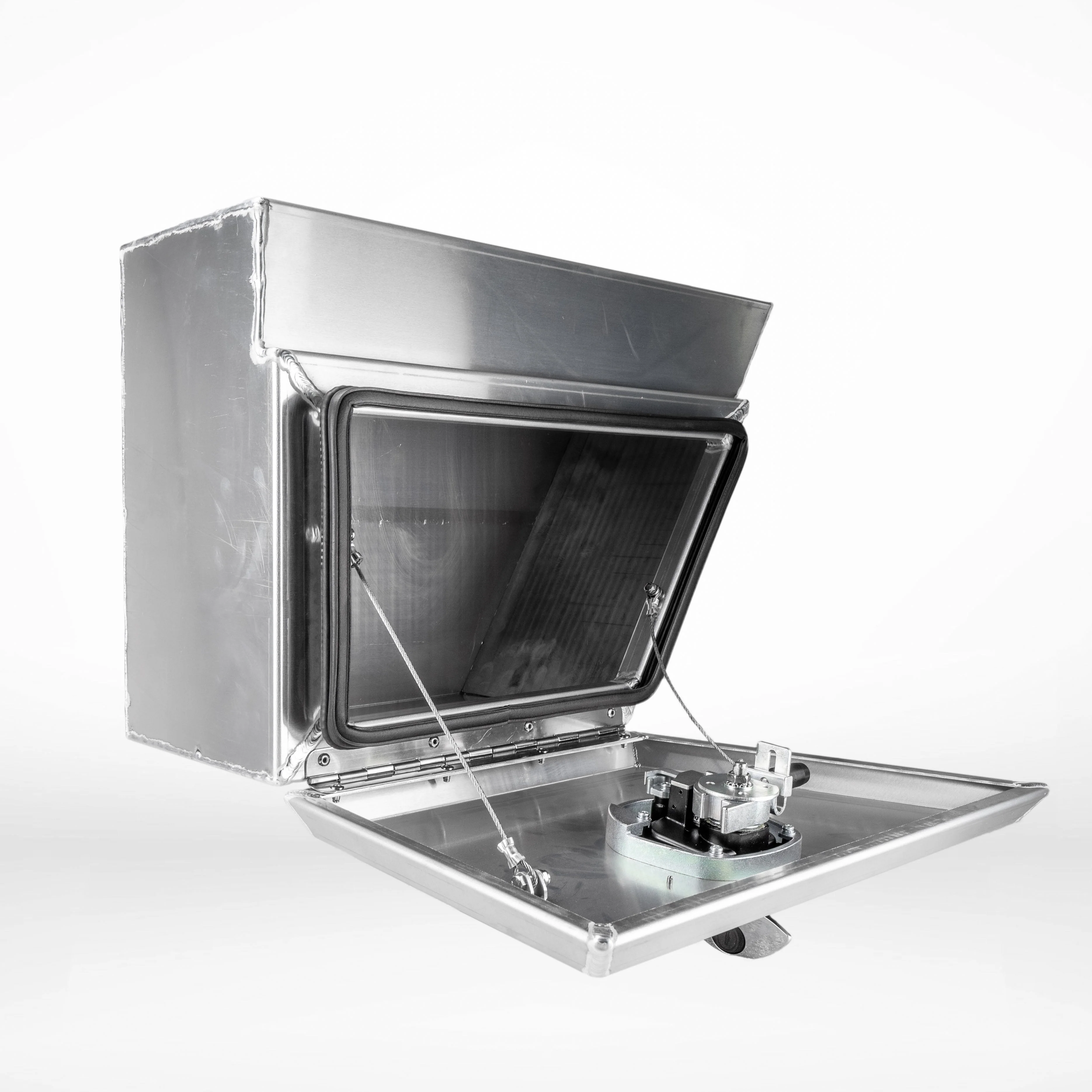 600mm Square Under Tray Toolbox (Pair) - Alloy - Image 5
