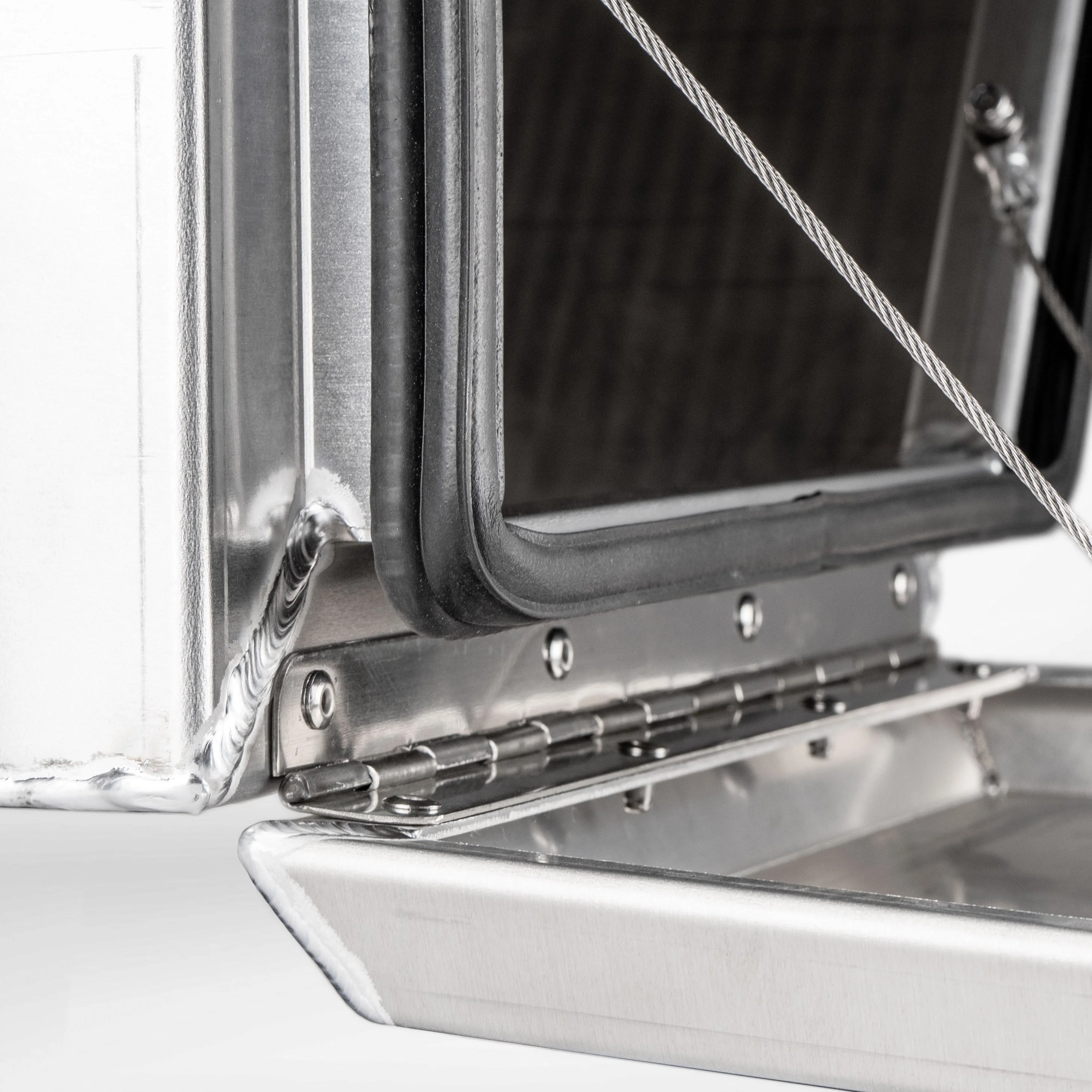 600mm Square Under Tray Toolbox (Pair) - Alloy - Image 7