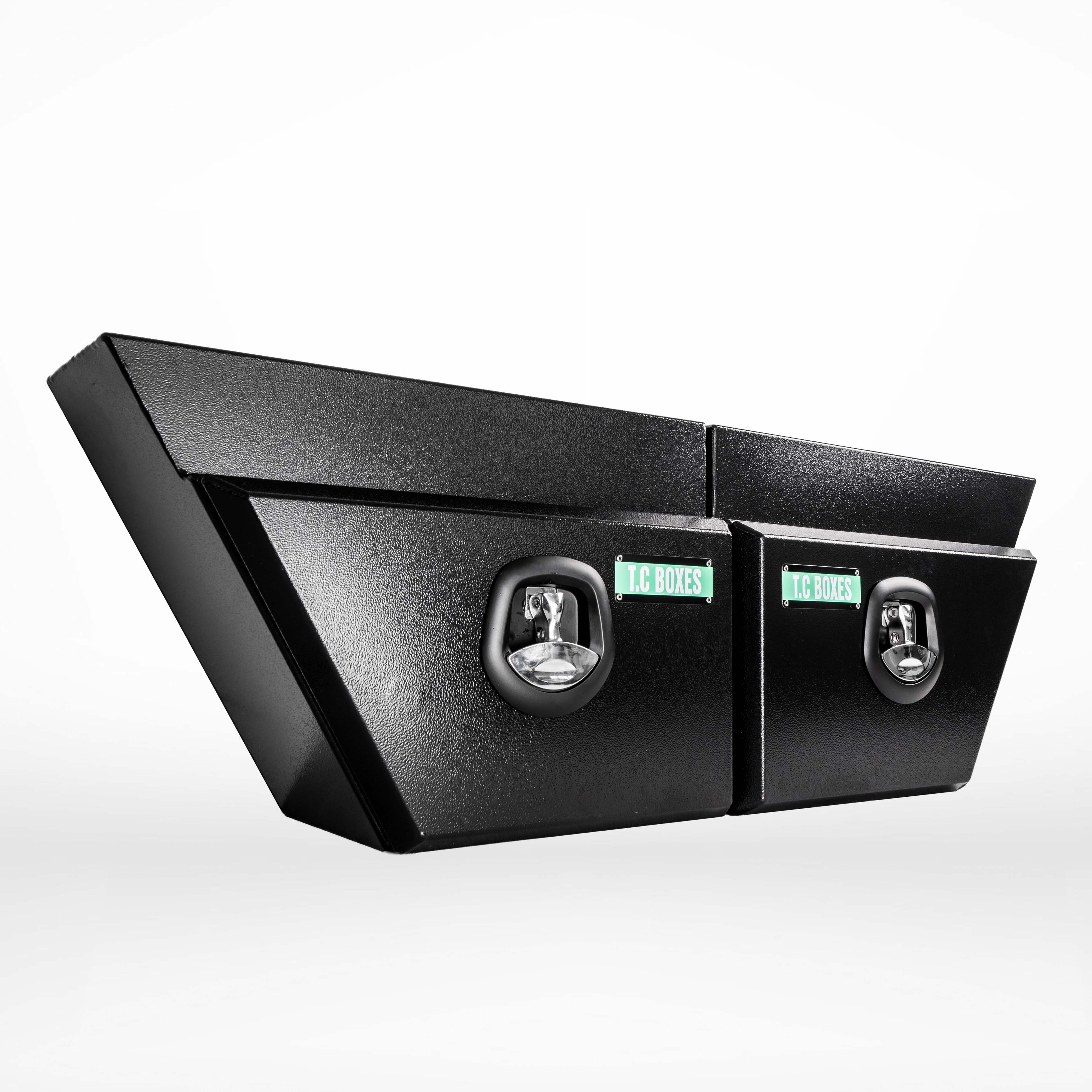 600mm Square Under Tray Toolbox (Pair) - Black
