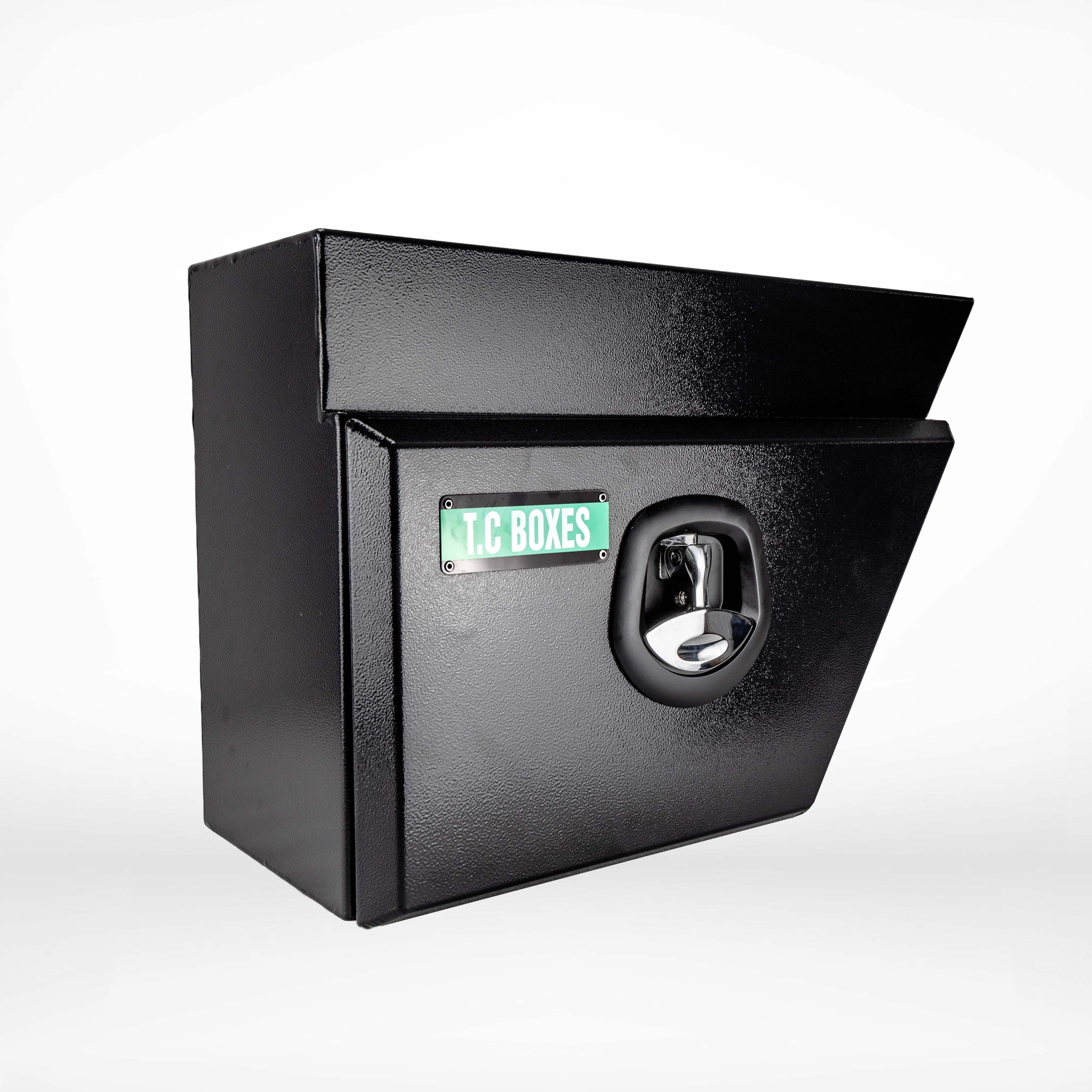 600mm Square Under Tray Toolbox (Pair) - Black - Image 2