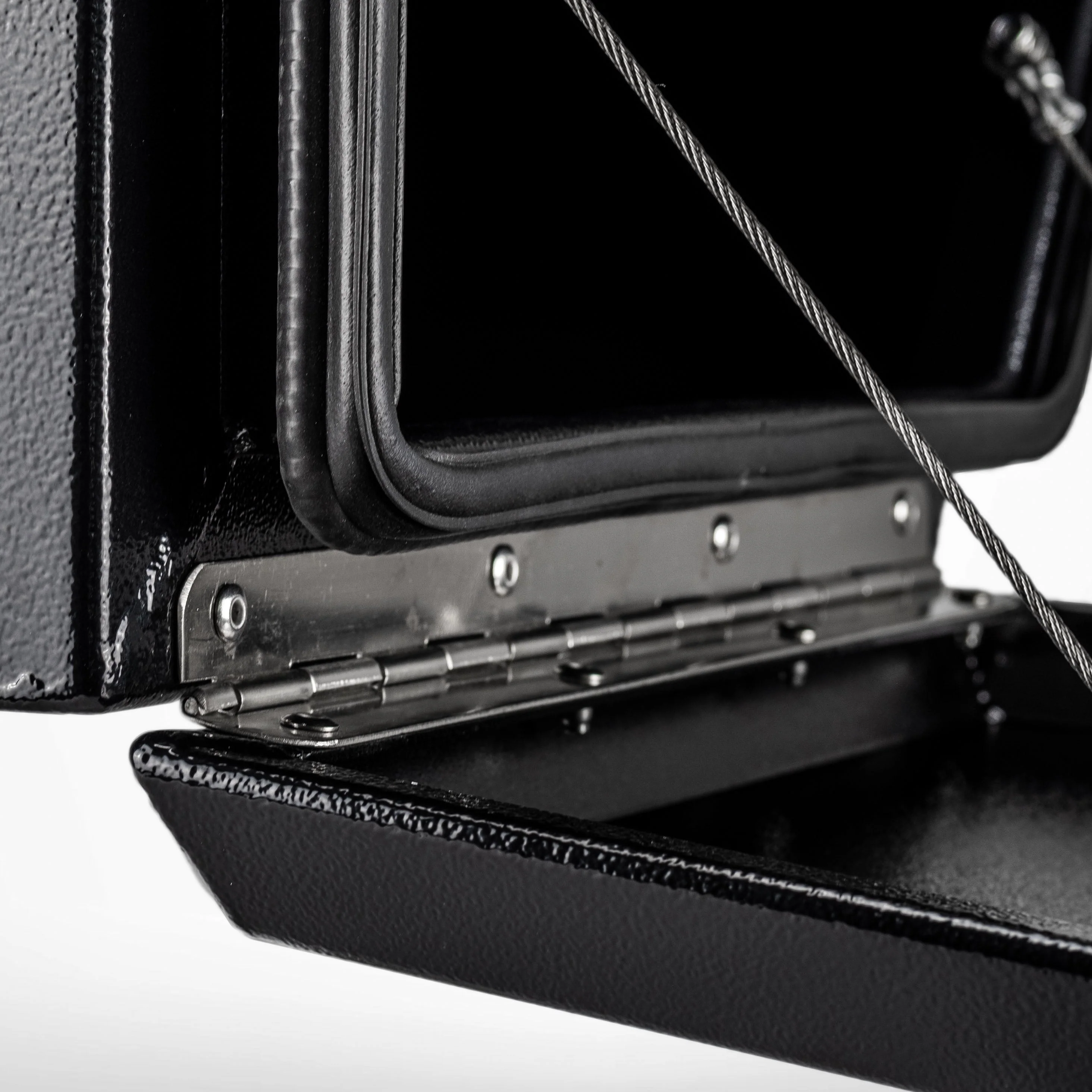600mm Square Under Tray Toolbox (Pair) - Black - Image 6