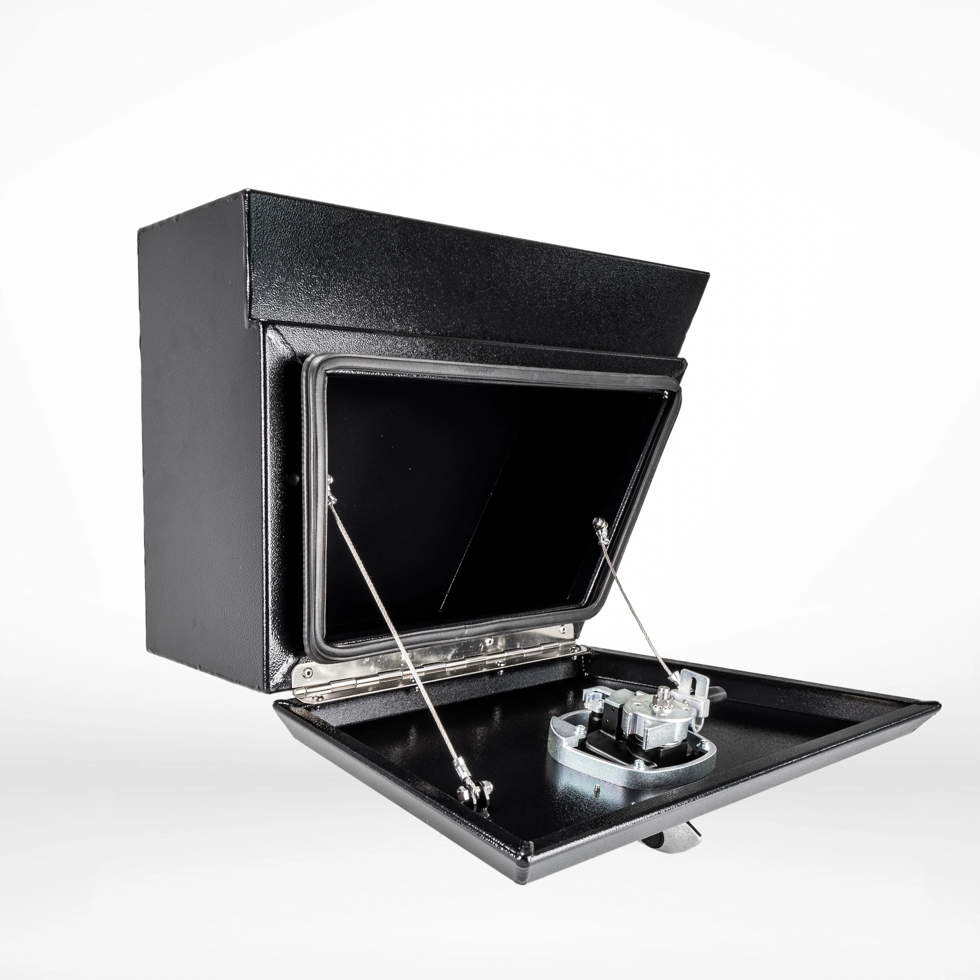 600mm Square Under Tray Toolbox (Pair) - Black - Image 7
