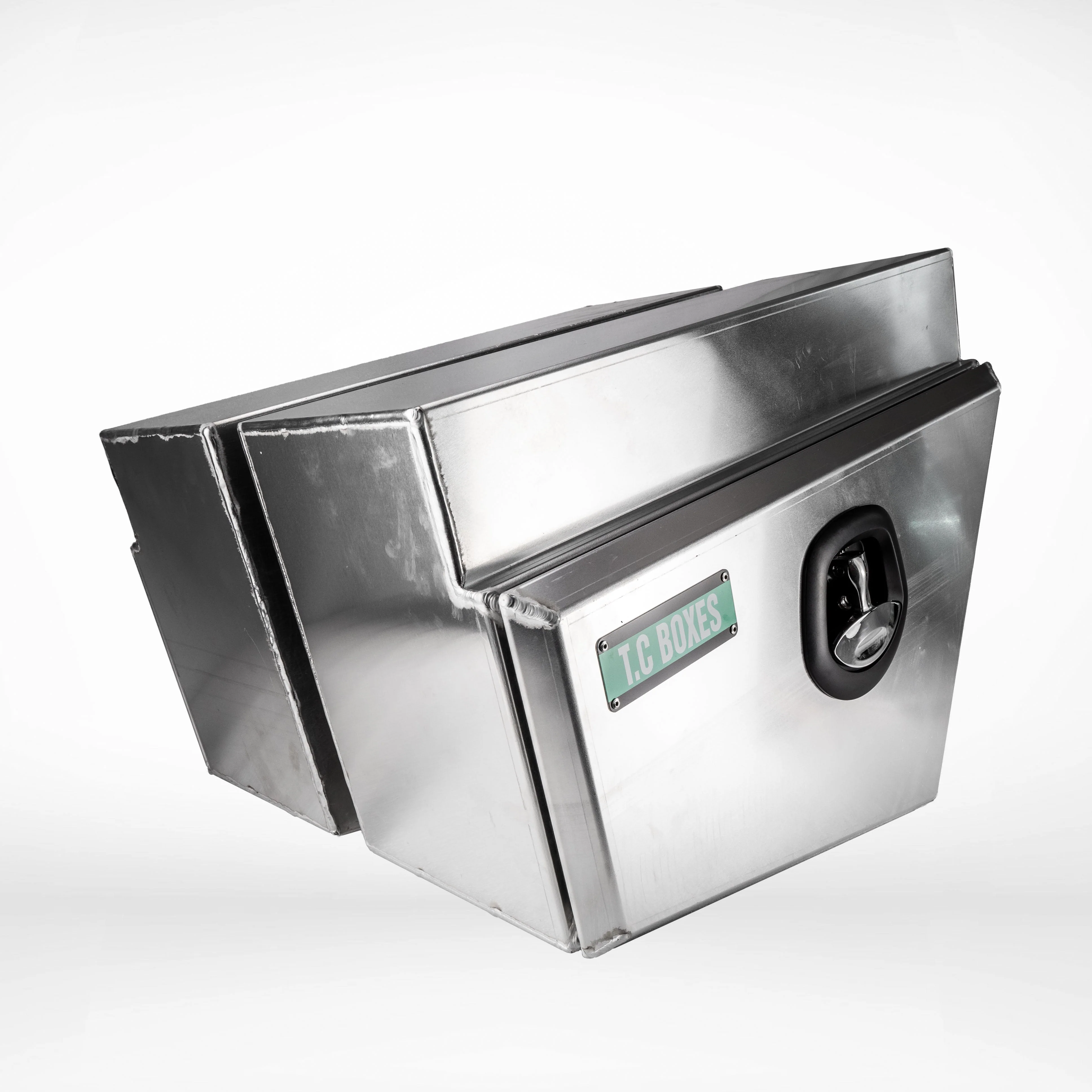 600mm Tapered Under Tray Toolbox (Pair) - Alloy - Image 7