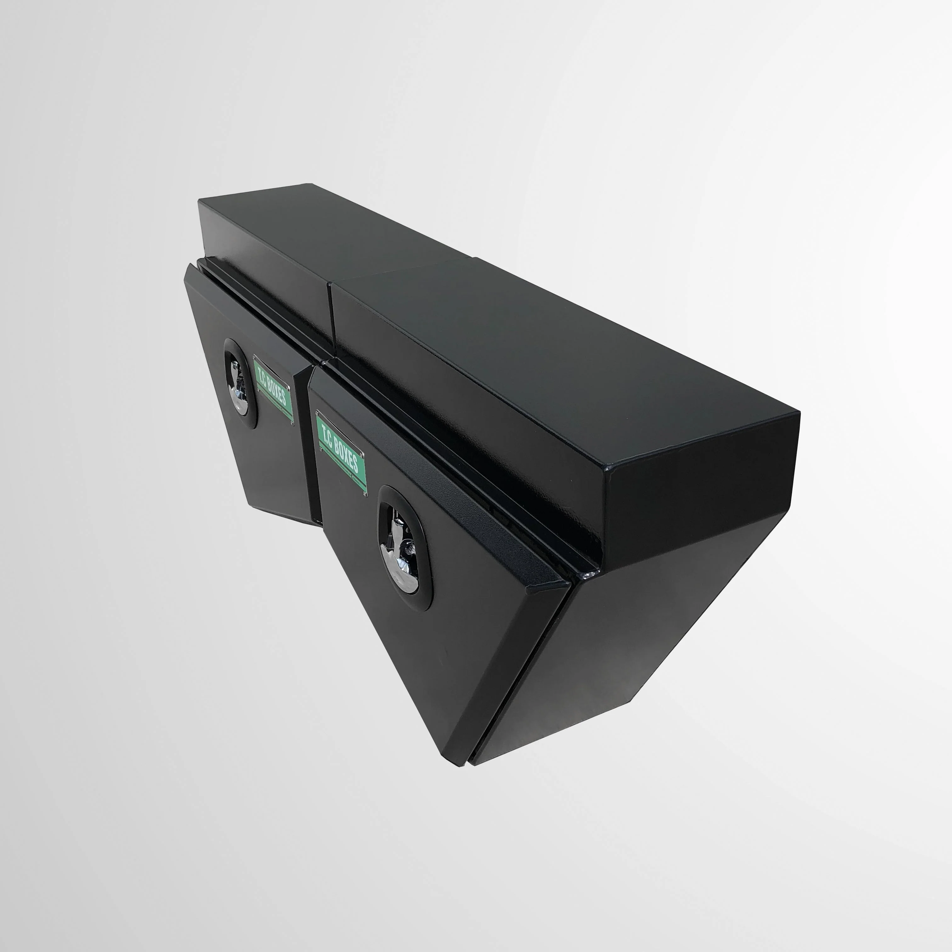 600mm Tapered Under Tray Toolbox (Pair) - Black - Image 2