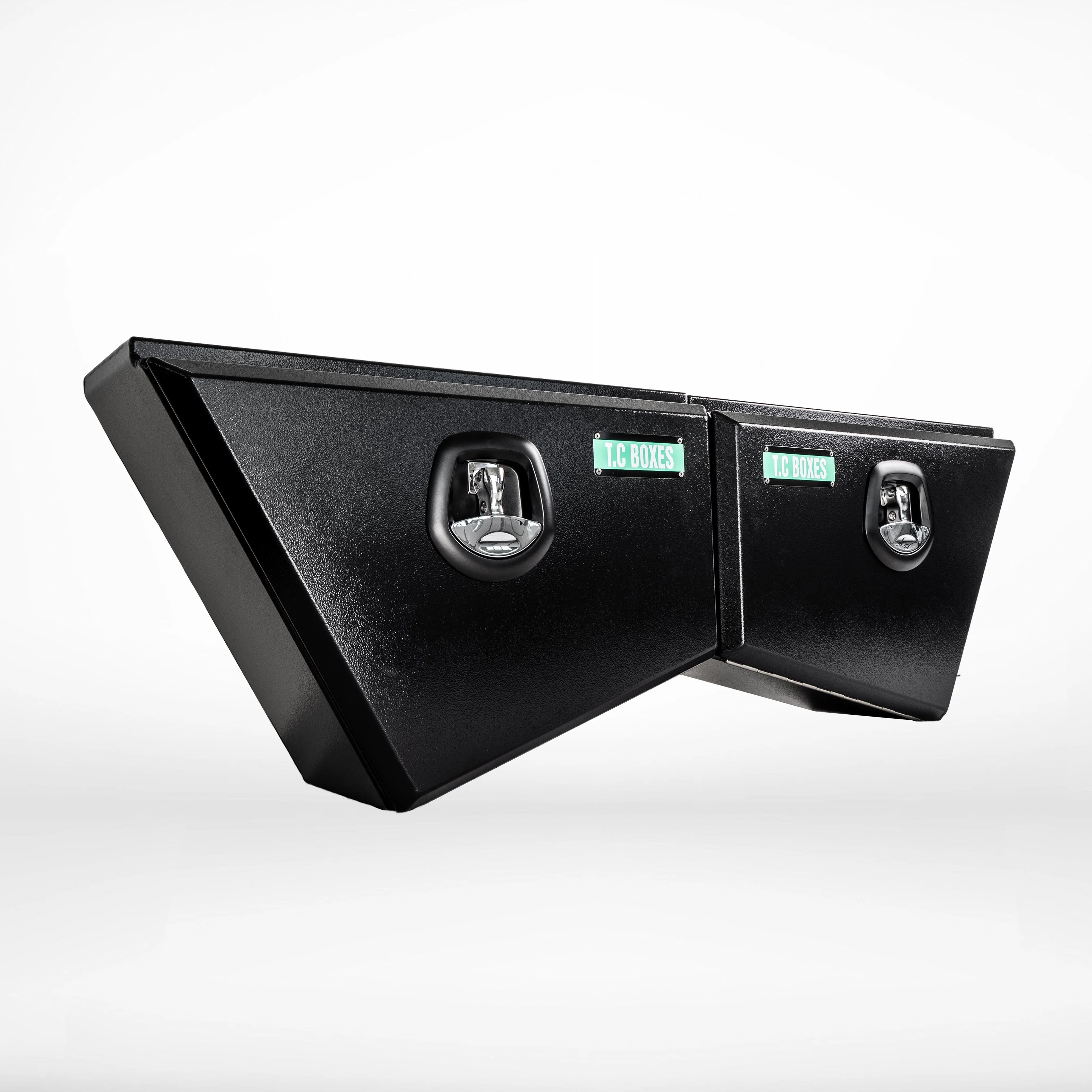 750mm NTR Tapered Aluminium Under Tray Toolbox (Pair) - Black