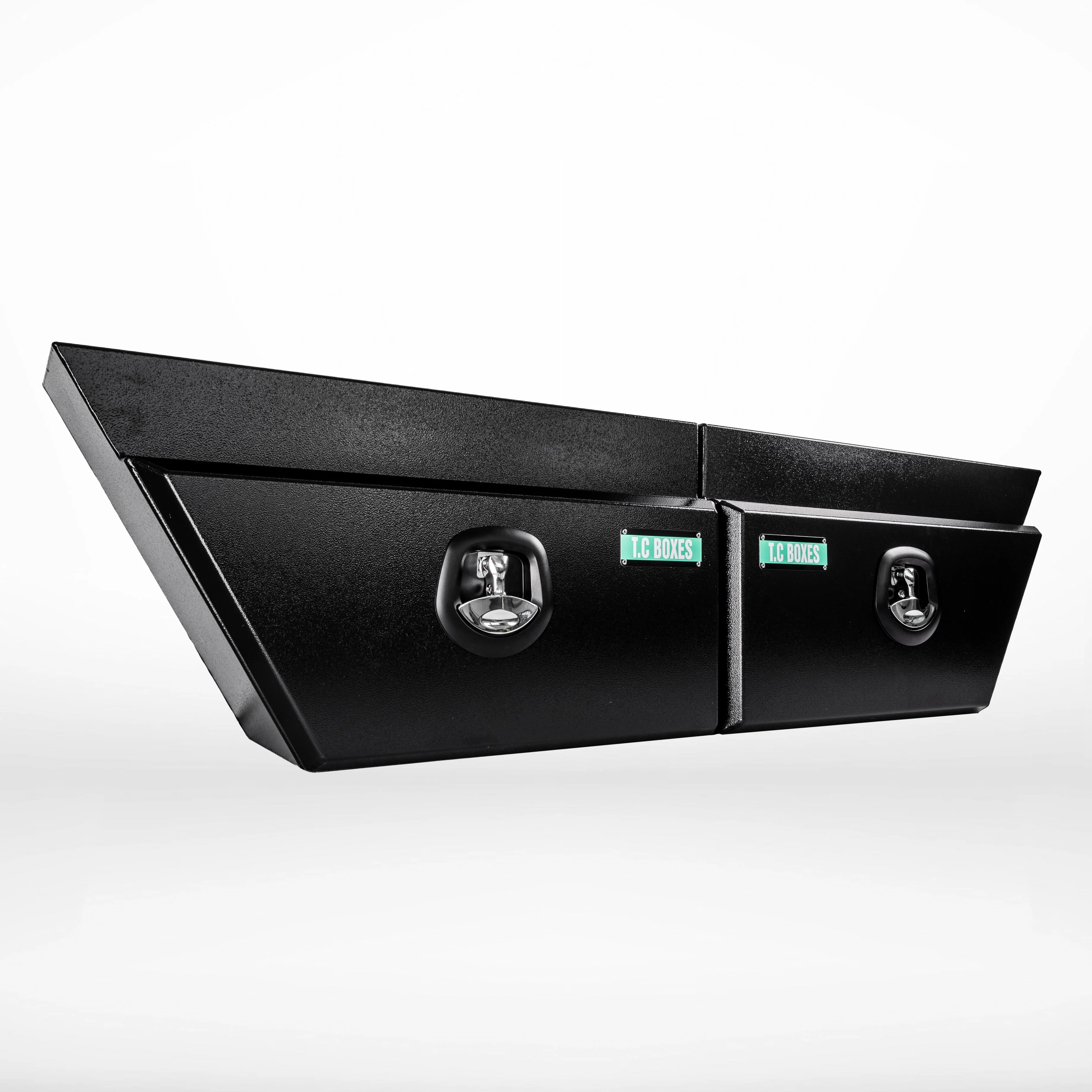750mm Square Under Tray Toolbox (Pair) - Black
