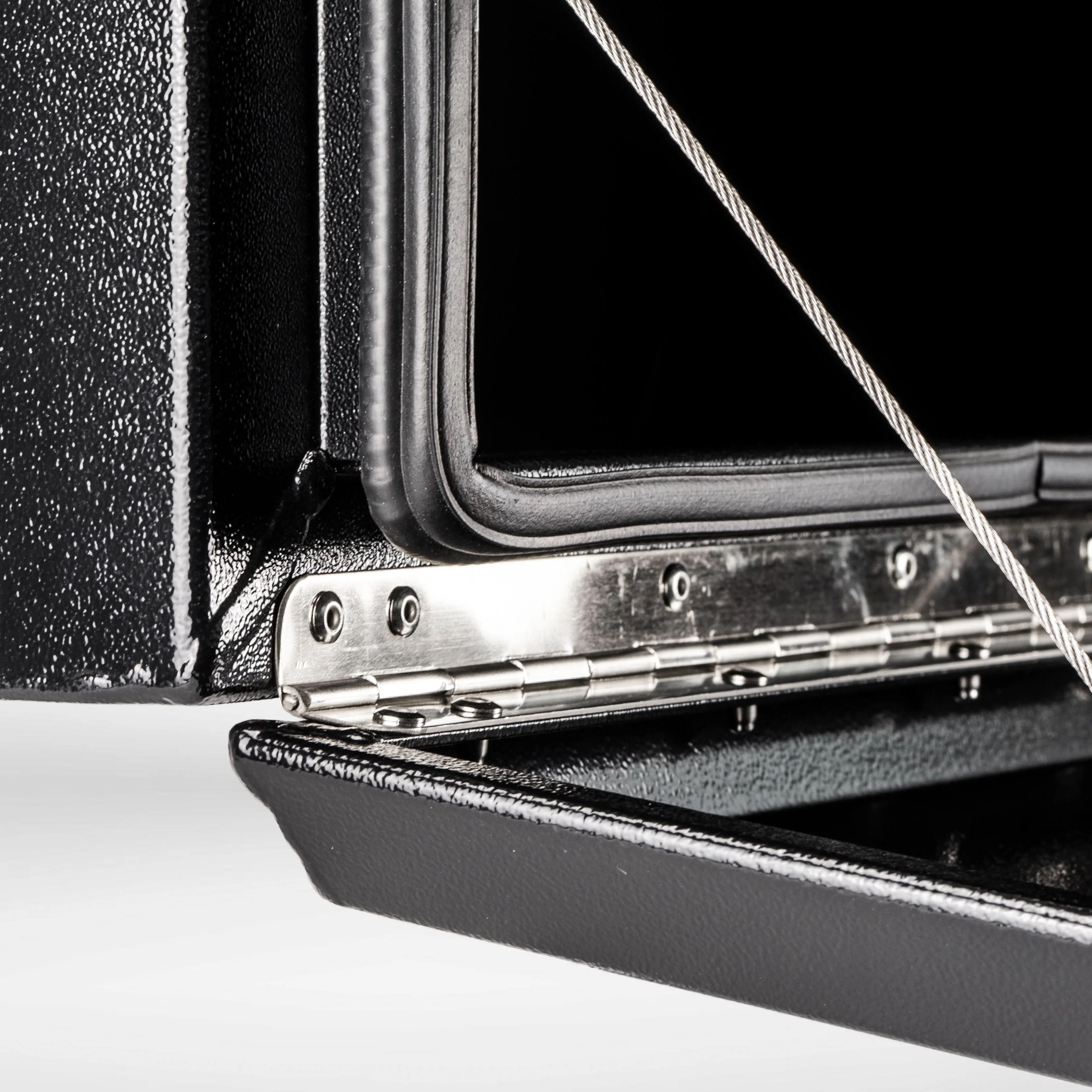 750mm Square Under Tray Toolbox (Pair) - Black - Image 7