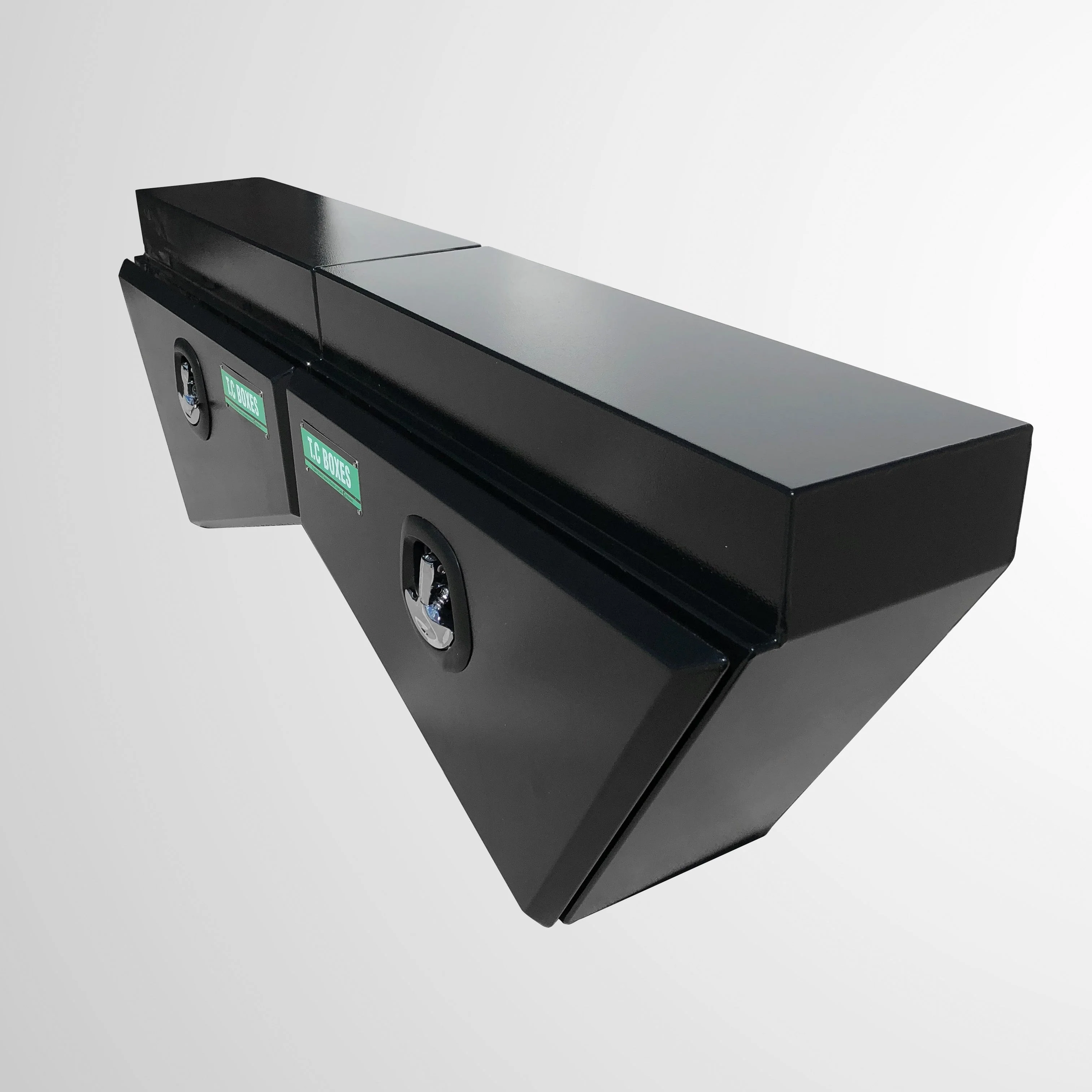 750mm Tapered Under Tray Toolbox (Pair) - Black - Image 4