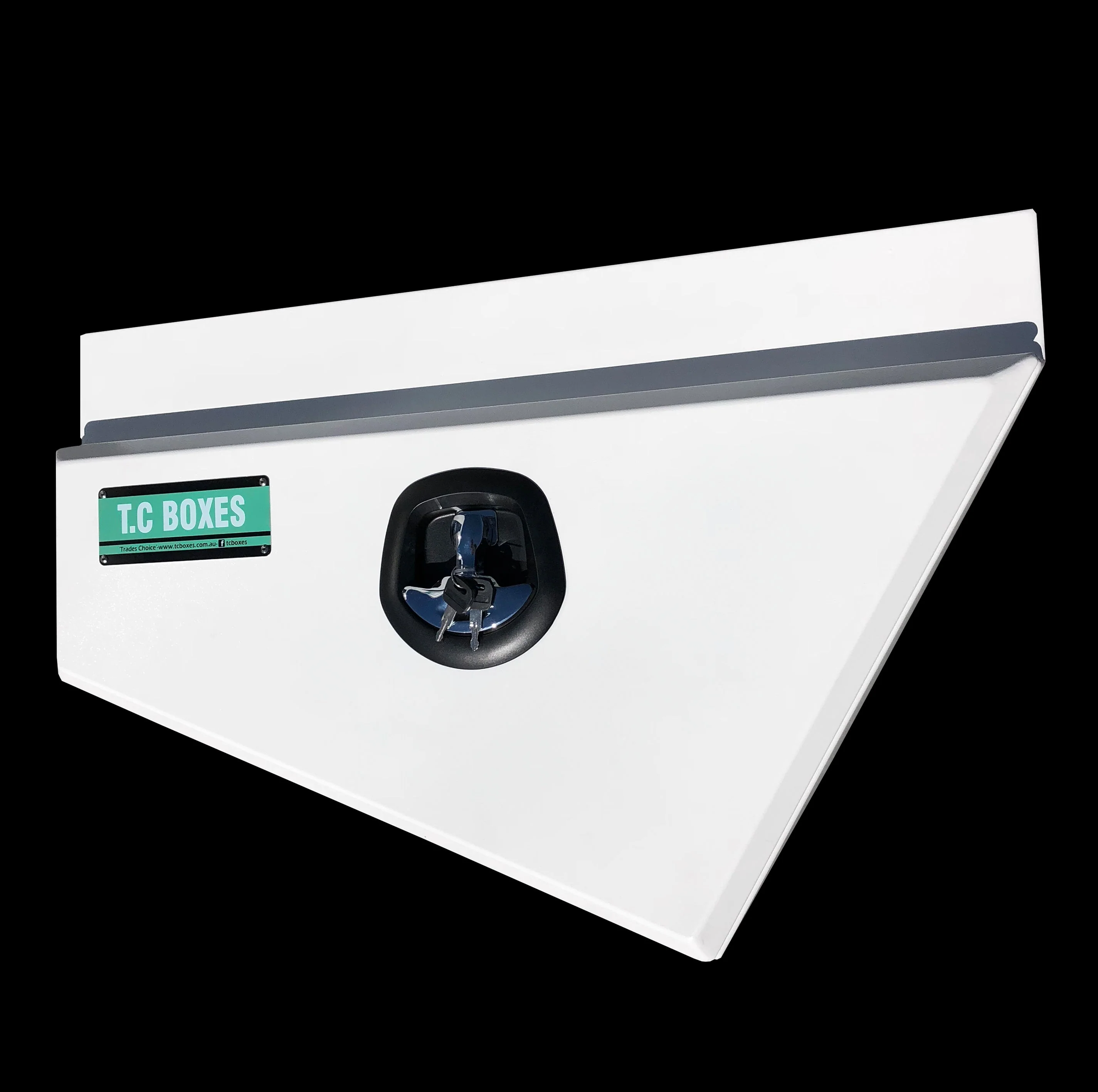 750mm Tapered Under Tray Toolbox (Pair) - White - Image 4
