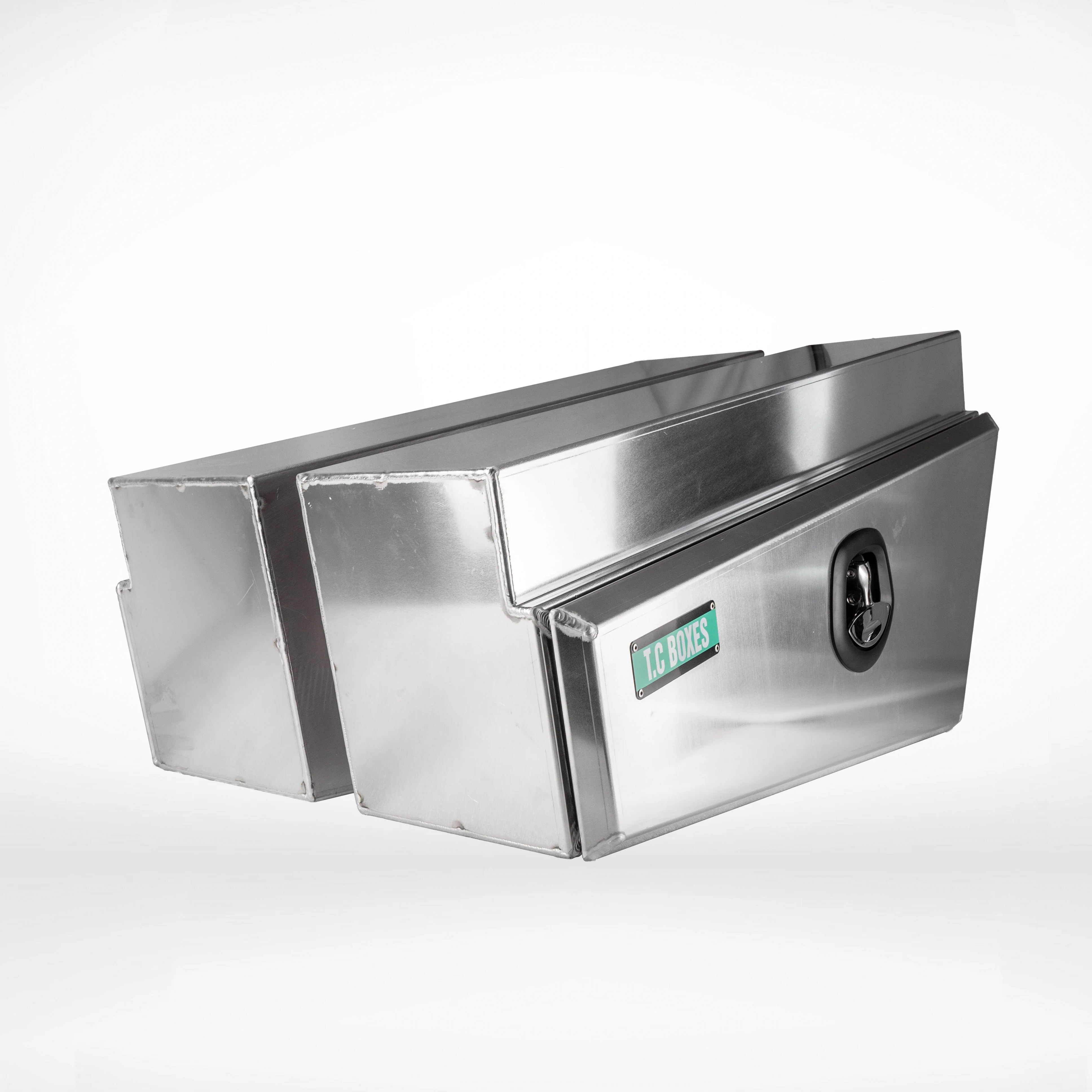 900mm Tapered Under Tray Toolbox (Pair) - Alloy - Image 8
