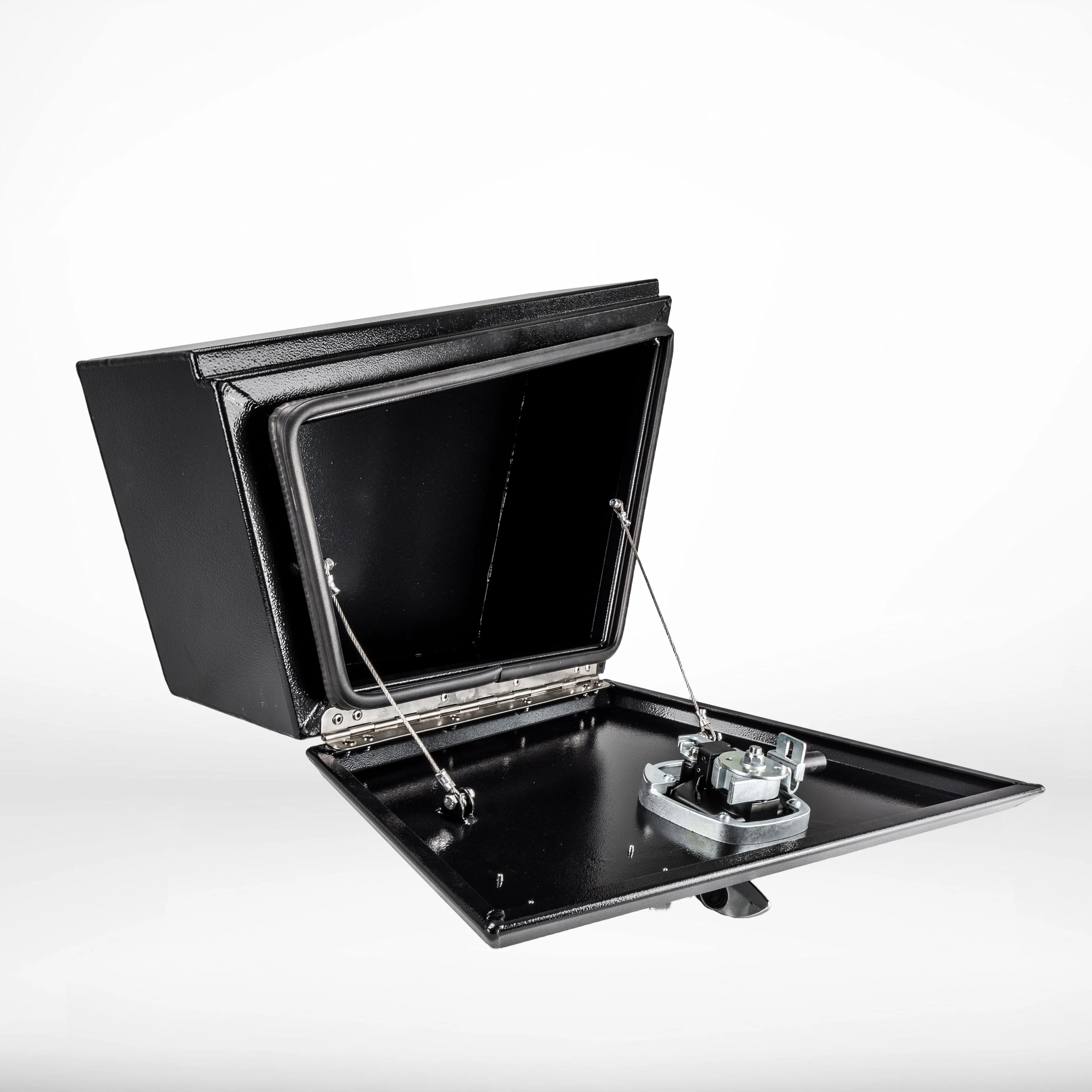 750mm NTR Tapered Aluminium Under Tray Toolbox (Pair) - Black - Image 5