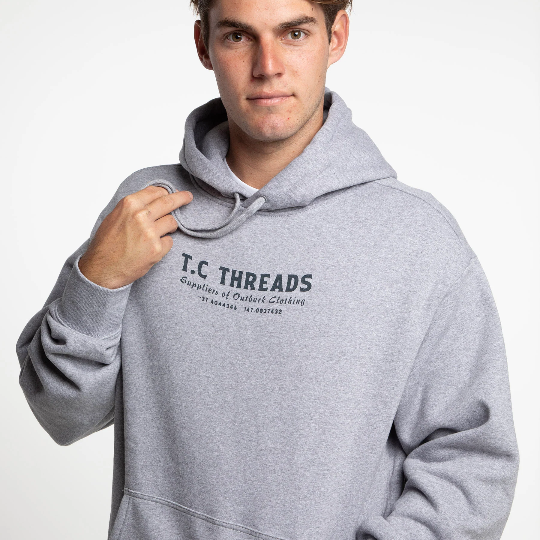 Billy Goat Bluff Hoodie - Grey - Image 4