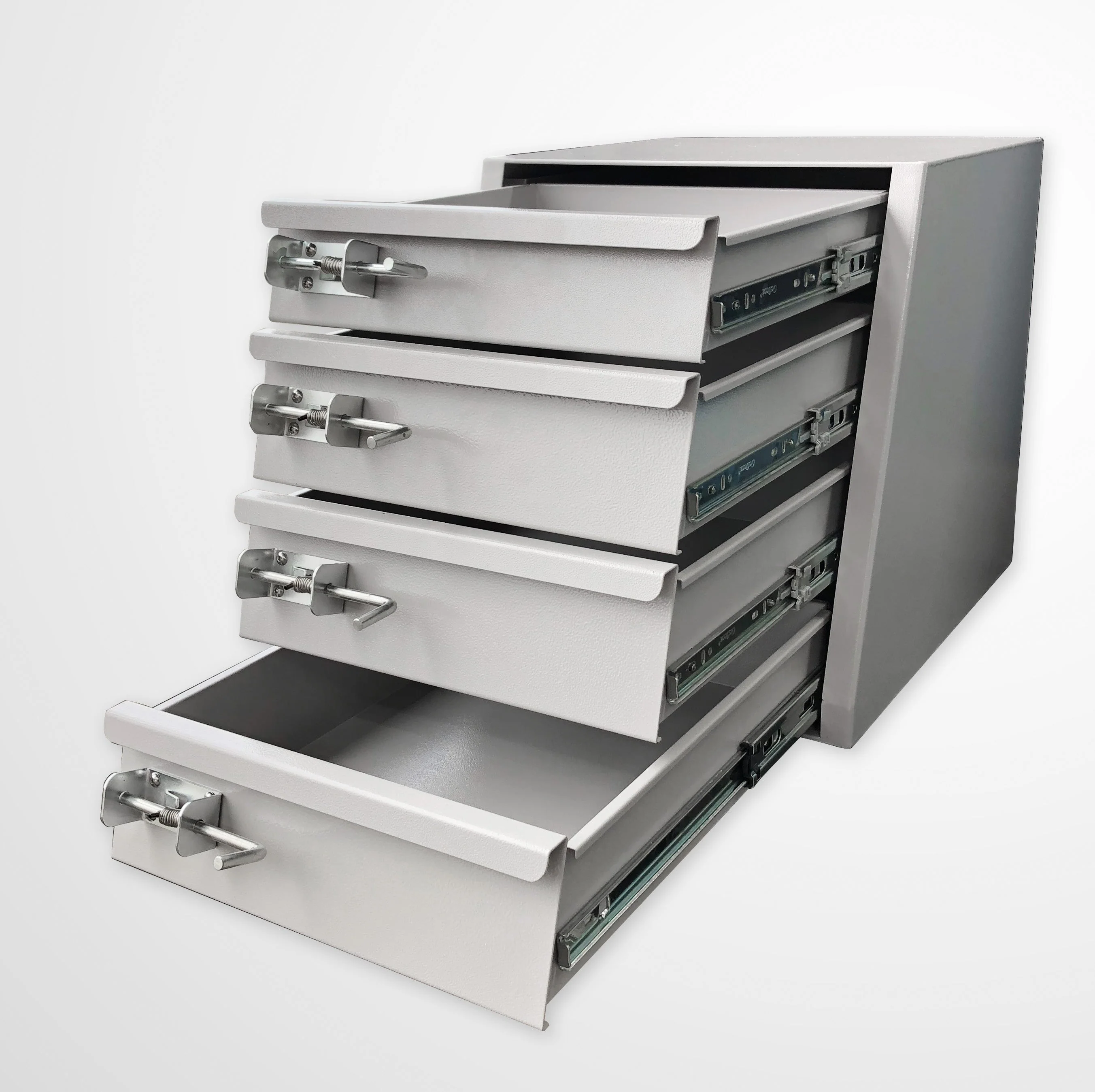 Grey - 4 Drawer Unit - Image 3