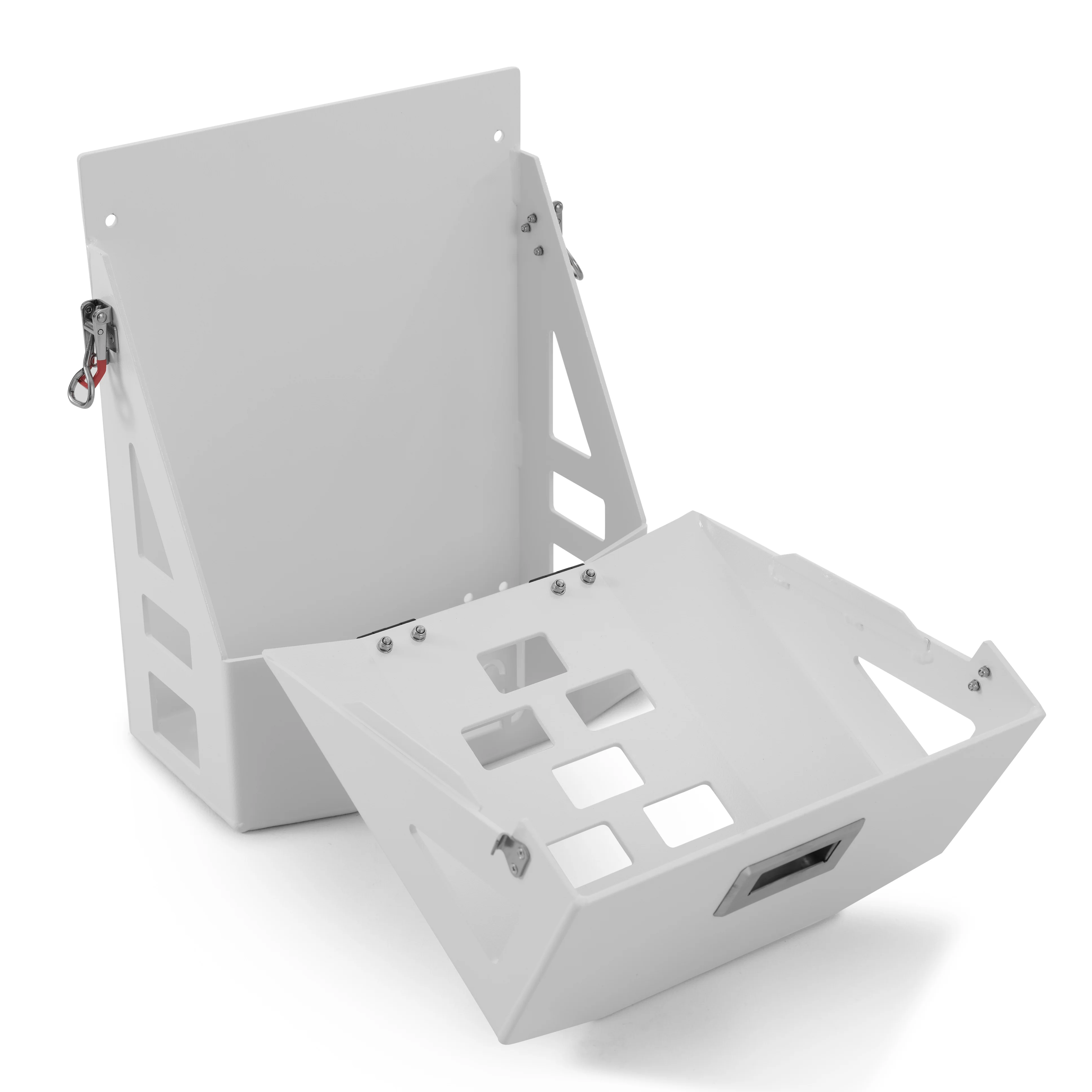 Lockable Jerry Can Holder - White - Image 2