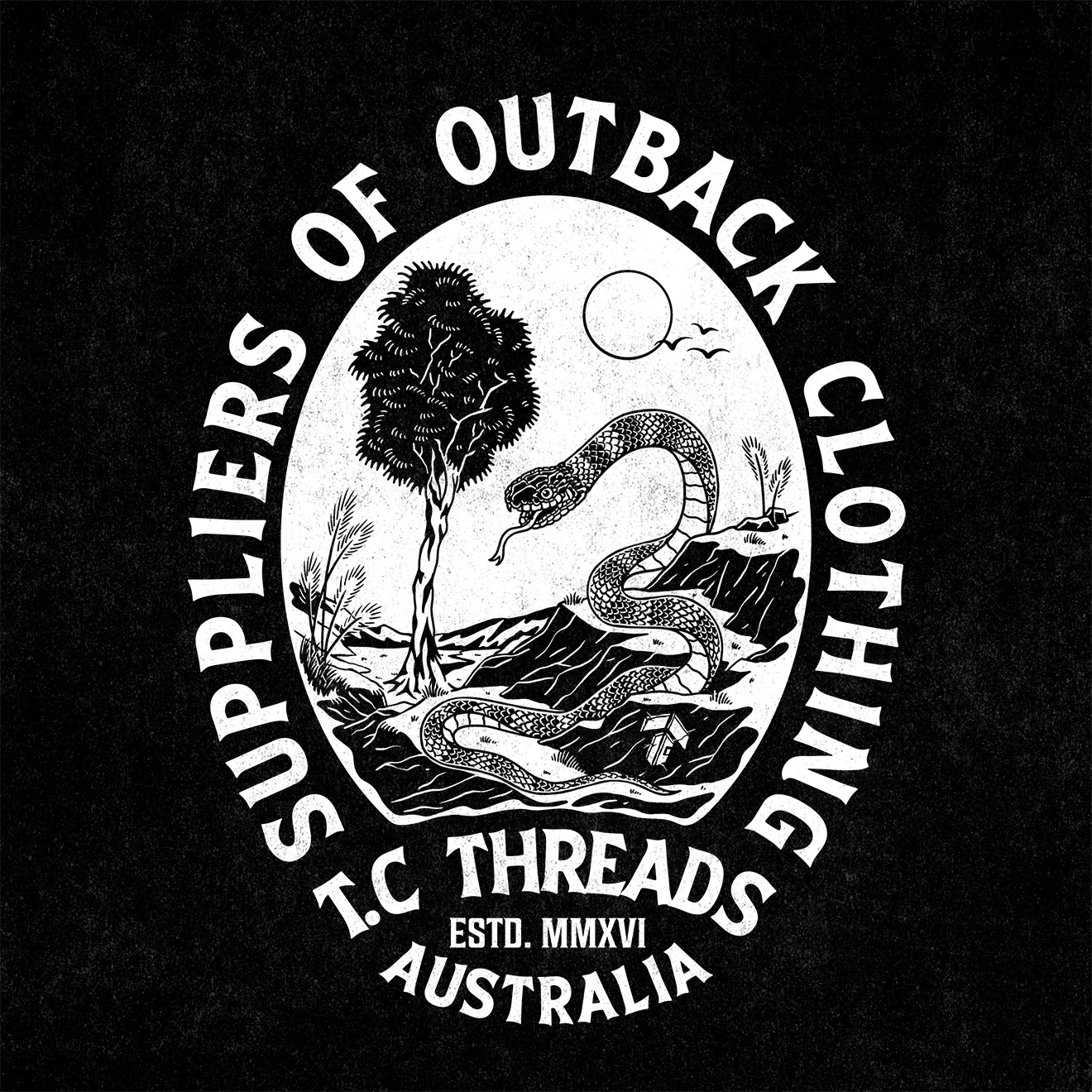 Mens - Outback Long Sleeve - Black - Image 6
