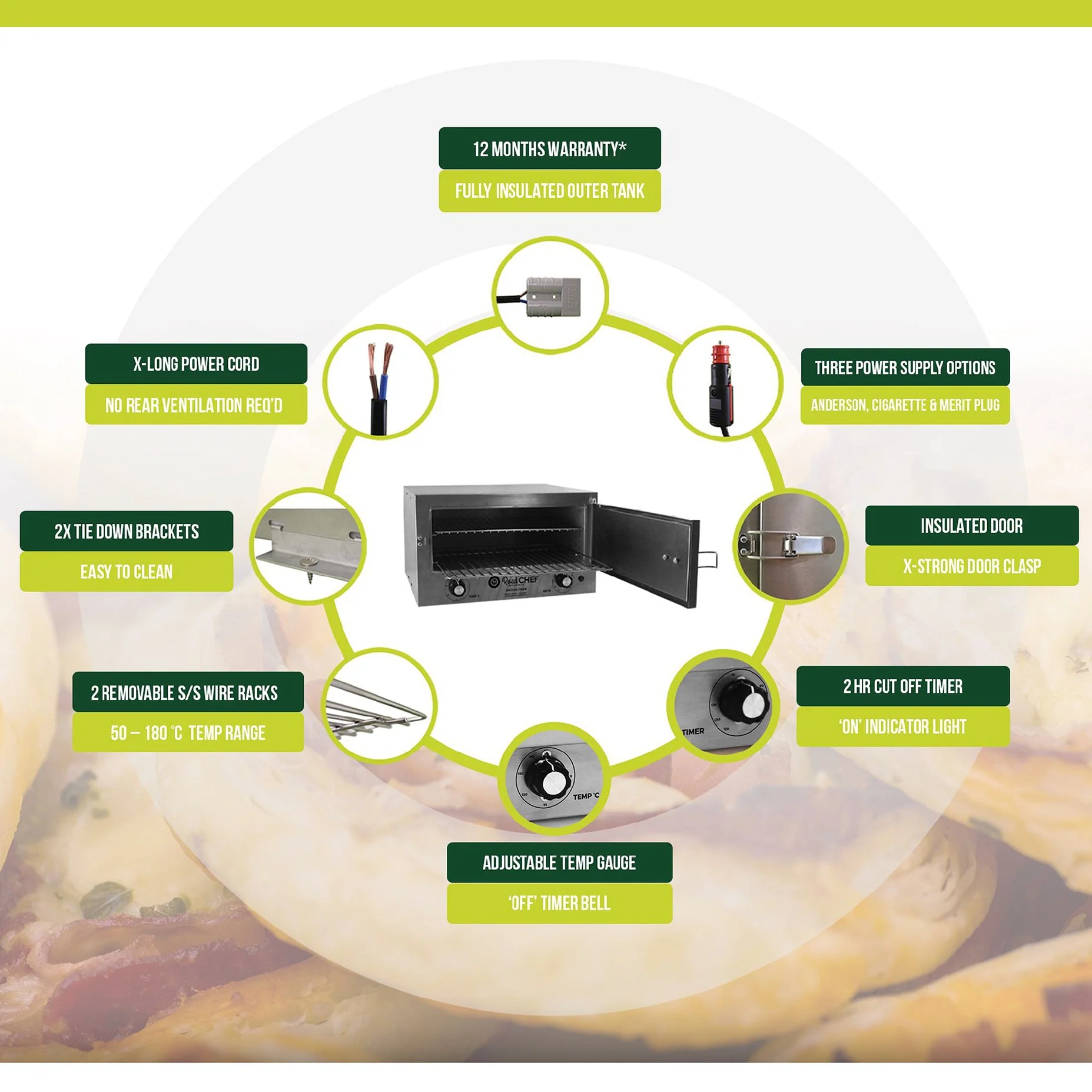 Road Chef 12V Oven - Image 6