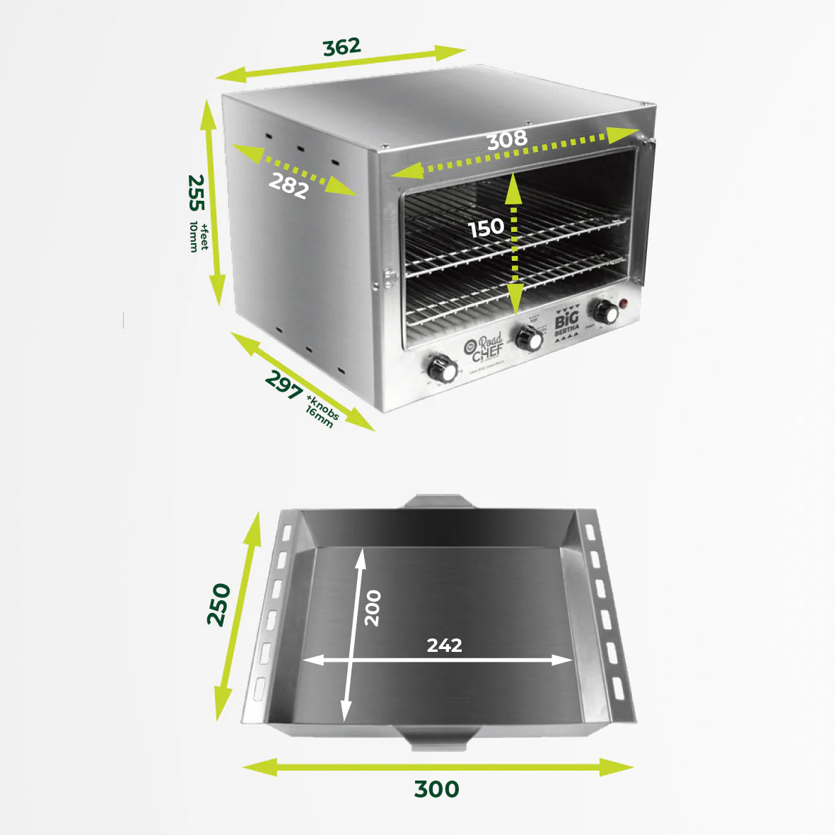 Road Chef Big Bertha - 12V Dual Element Oven - Image 8